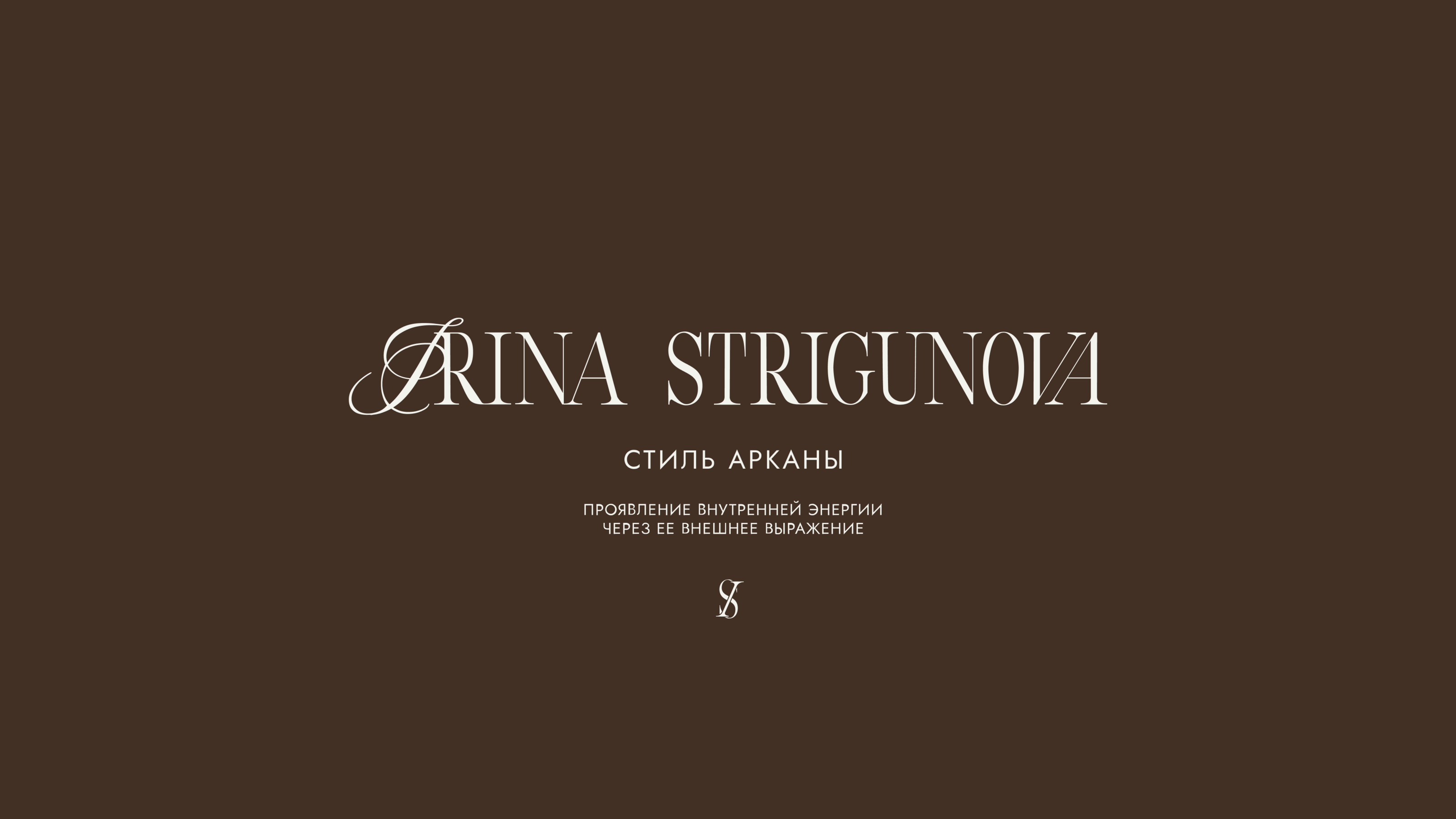 Brand identity | IRINA STRIGUNOVA | Stylist — Изображение №2 — Брендинг на Dprofile