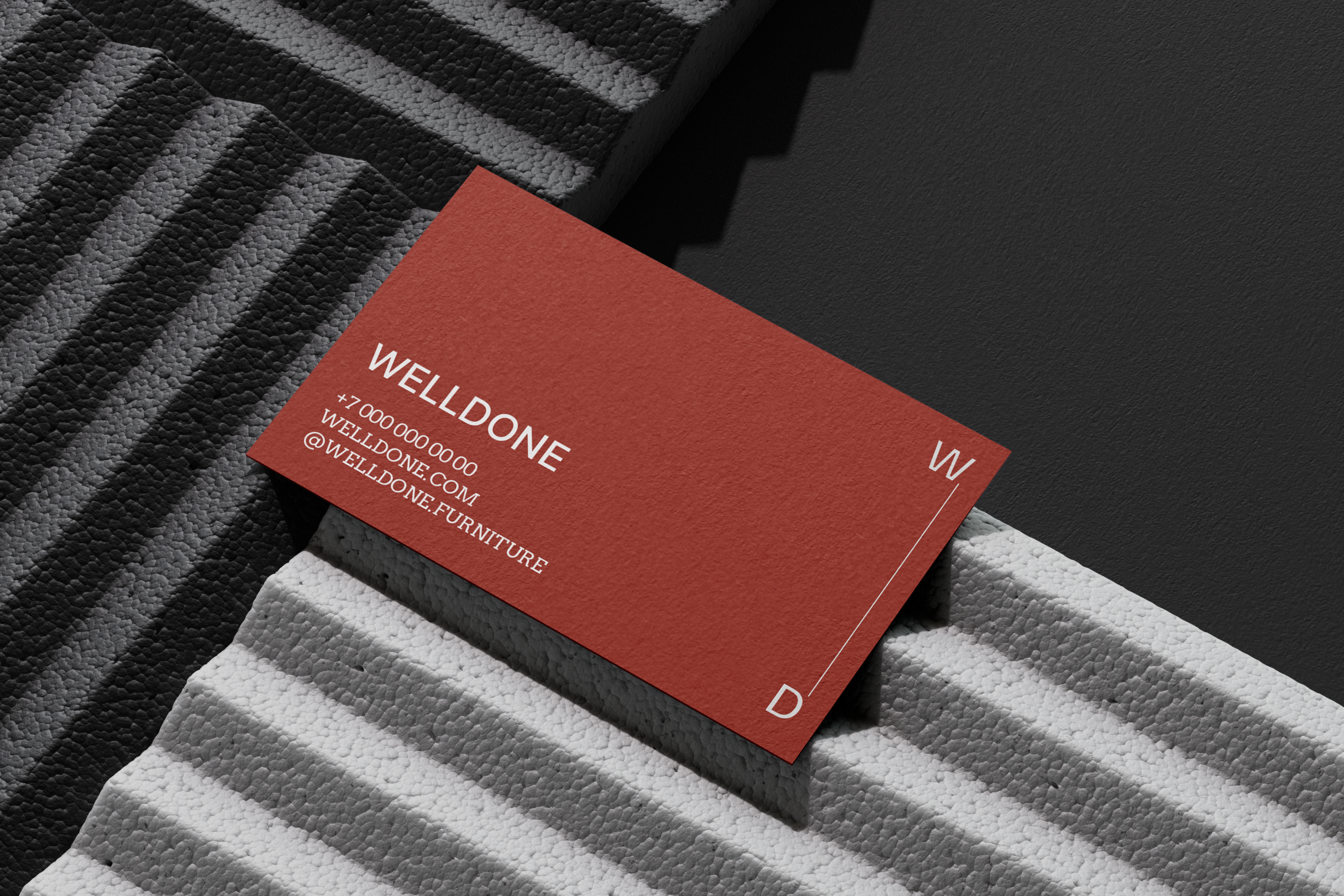 WELLDONE, furniture studio, brand identity — Изображение №7 — Брендинг на Dprofile