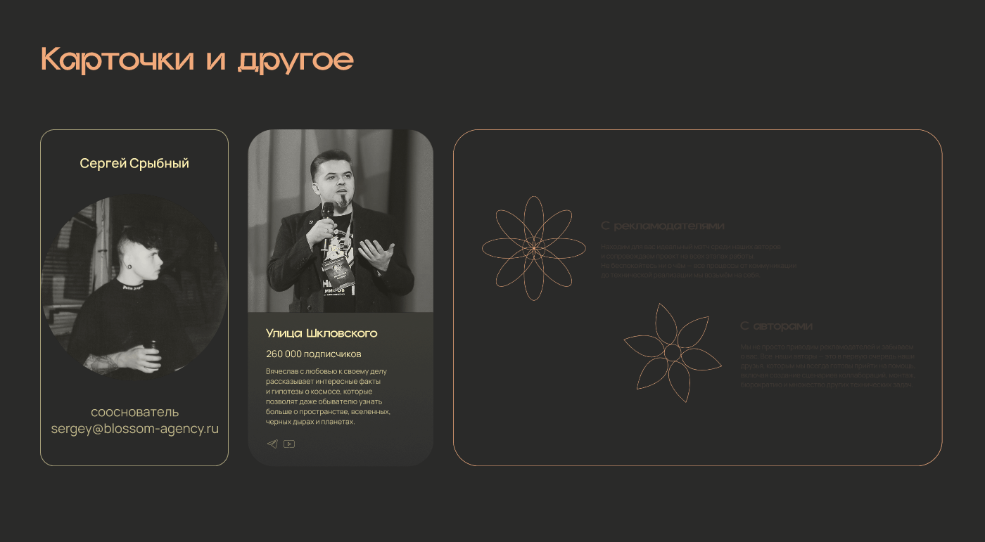 Сайт для агентства инфлюенс-маркетинга — Изображение №11 — Интерфейсы на Dprofile