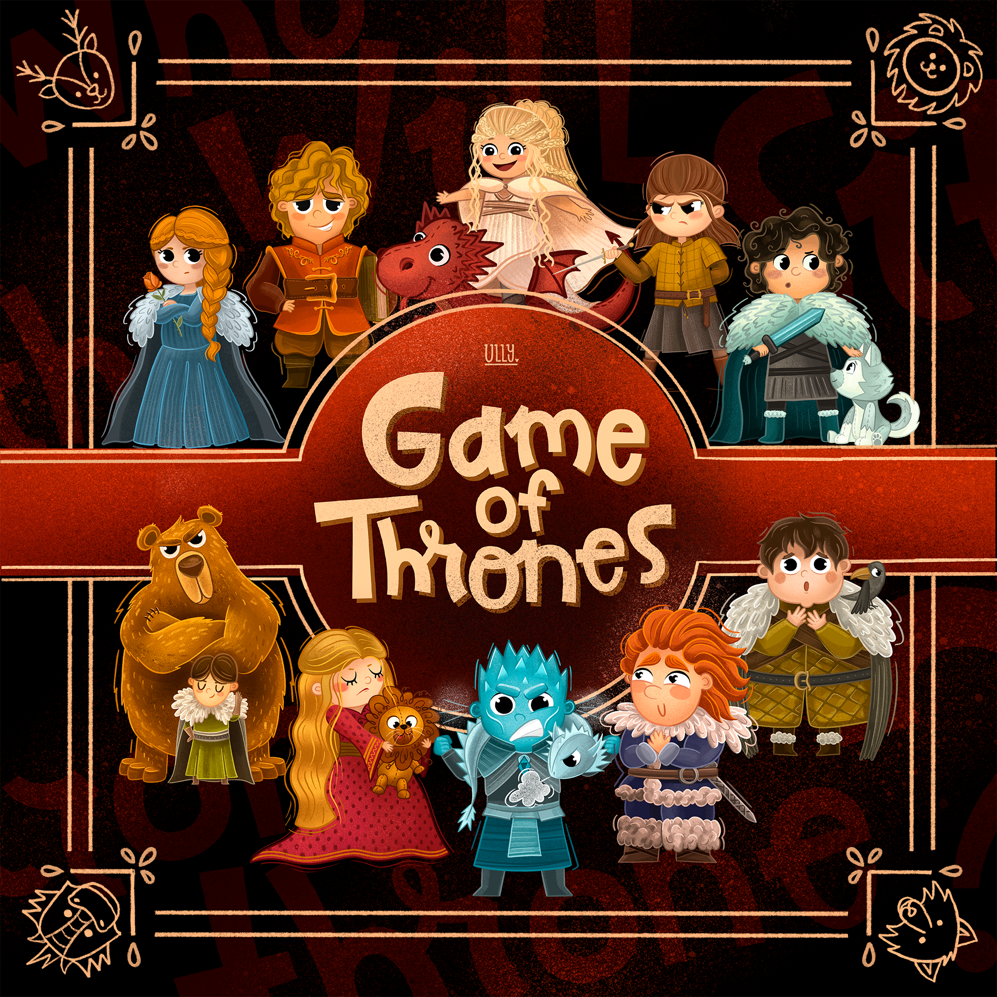 "Игра престолов". Иллюстрации персонажей. Фанарт — Изображение №1 — Иллюстрация на Dprofile