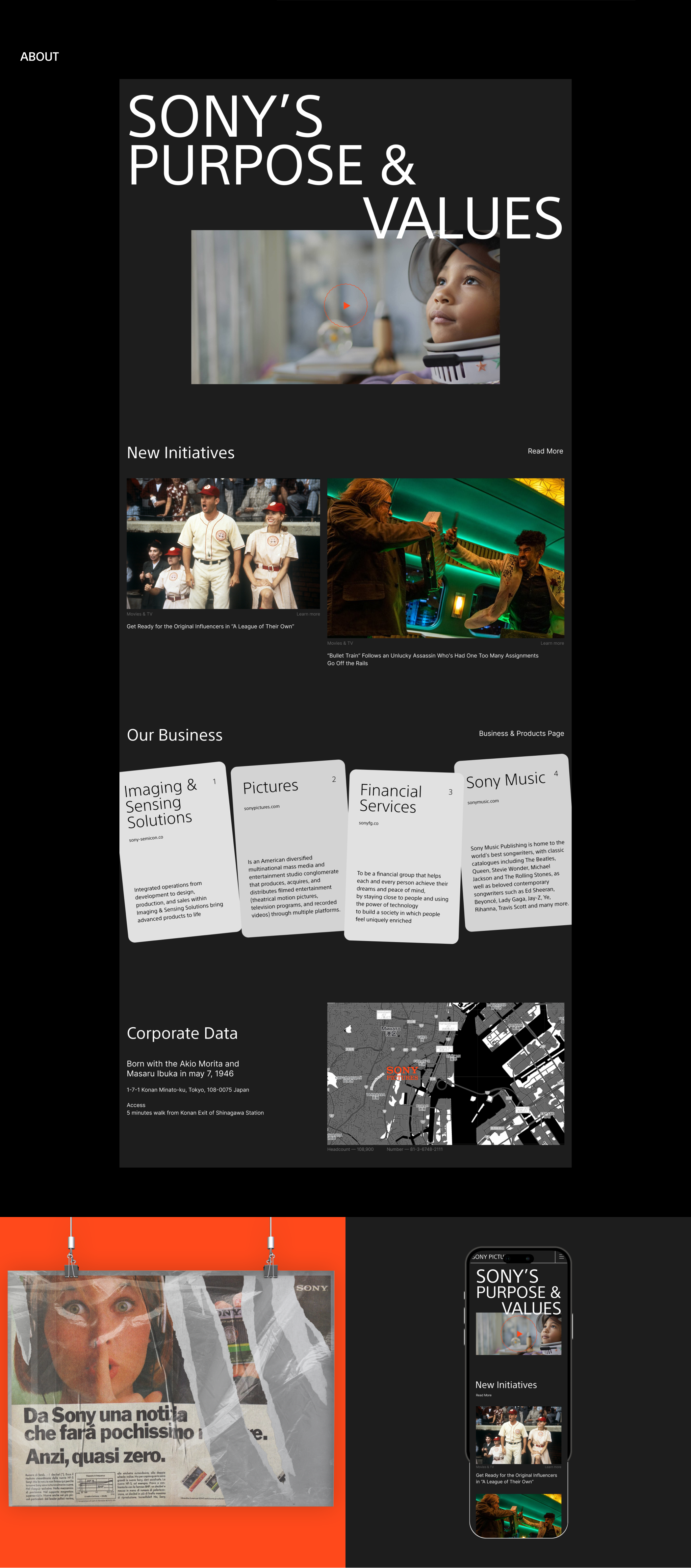 SONY PICTURES REDESIGN — Изображение №4 — Интерфейсы на Dprofile