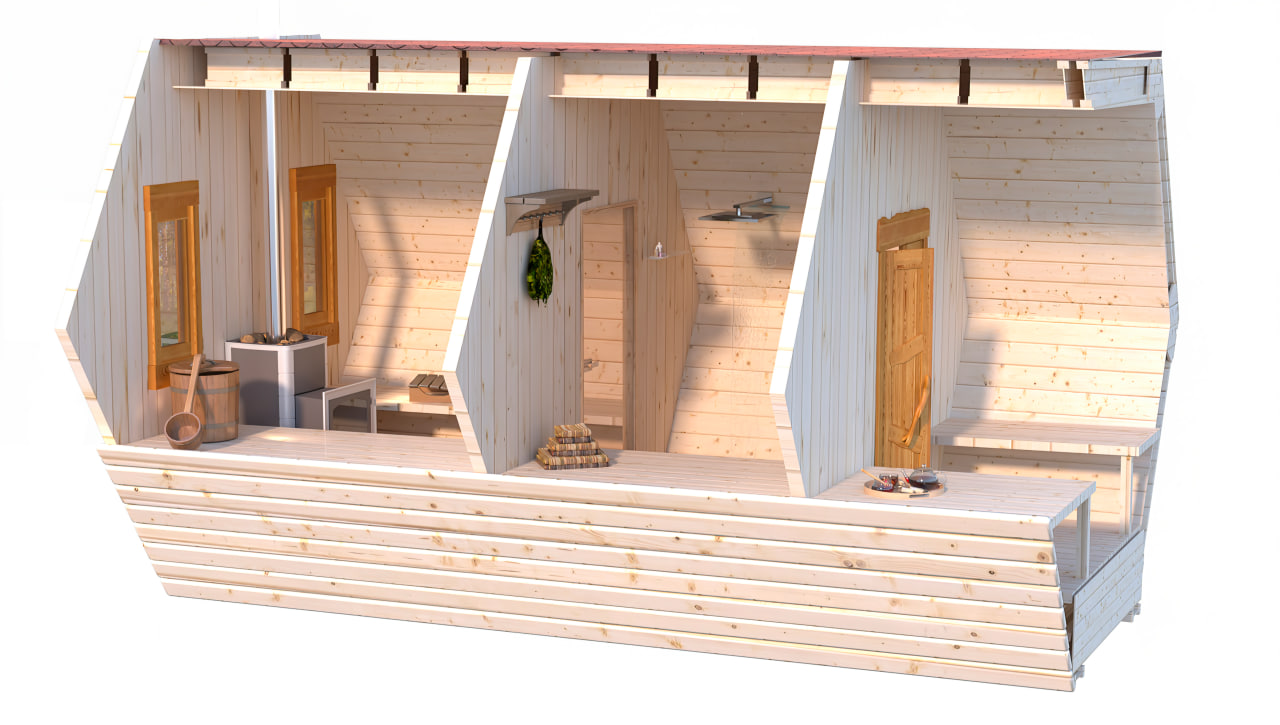 Баня сота — Изображение №1 — Графика, 3D на Dprofile