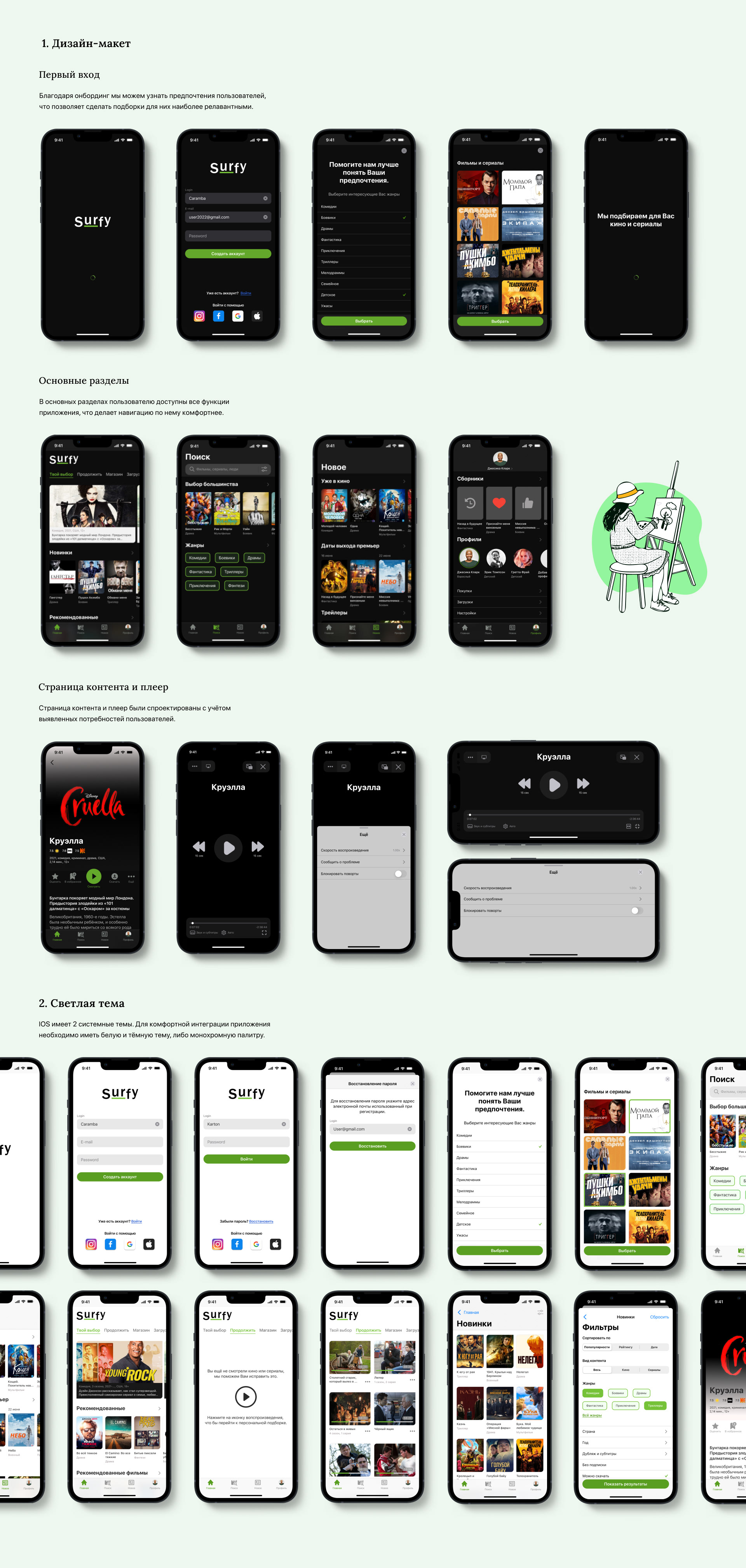 SURFY Mobile App | UX/UI | Prototype — Изображение №8 — Интерфейсы на Dprofile