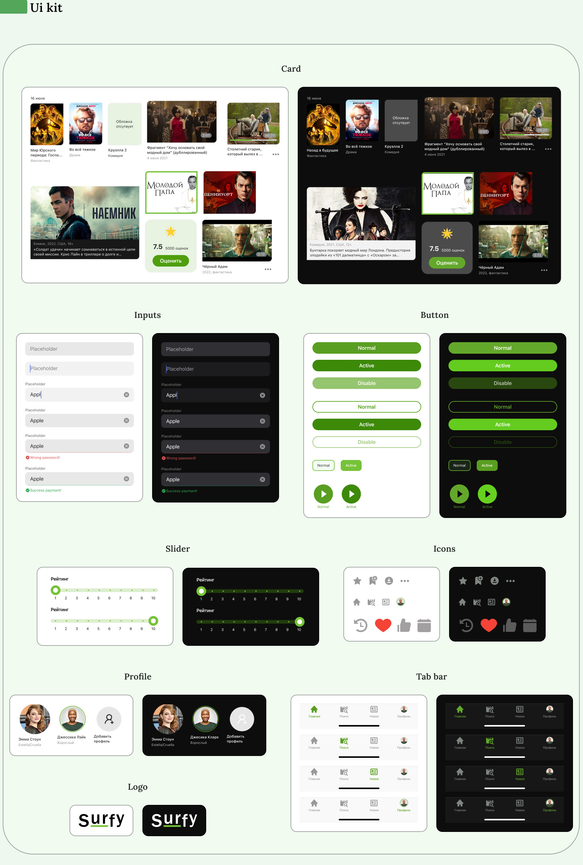 SURFY Mobile App | UX/UI | Prototype — Изображение №9 — Интерфейсы на Dprofile
