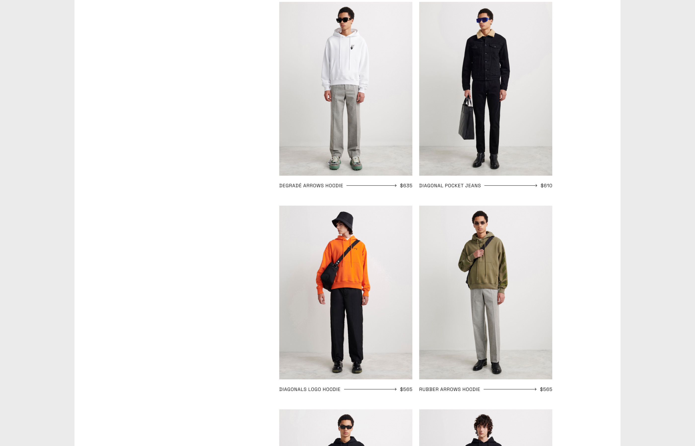 Off White E-Commerce Website — Изображение №16 — Интерфейсы на Dprofile