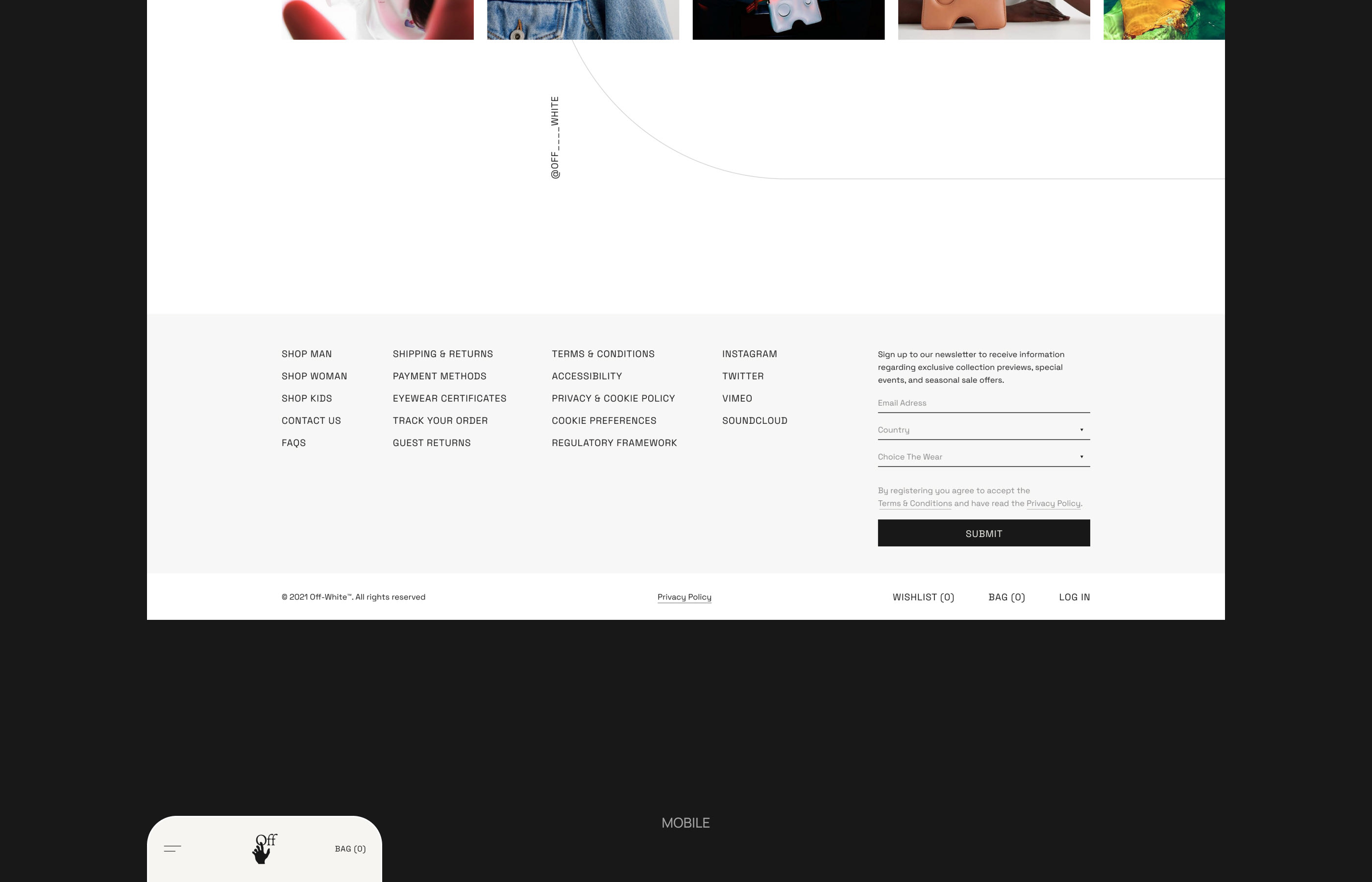 Off White E-Commerce Website — Изображение №10 — Интерфейсы на Dprofile