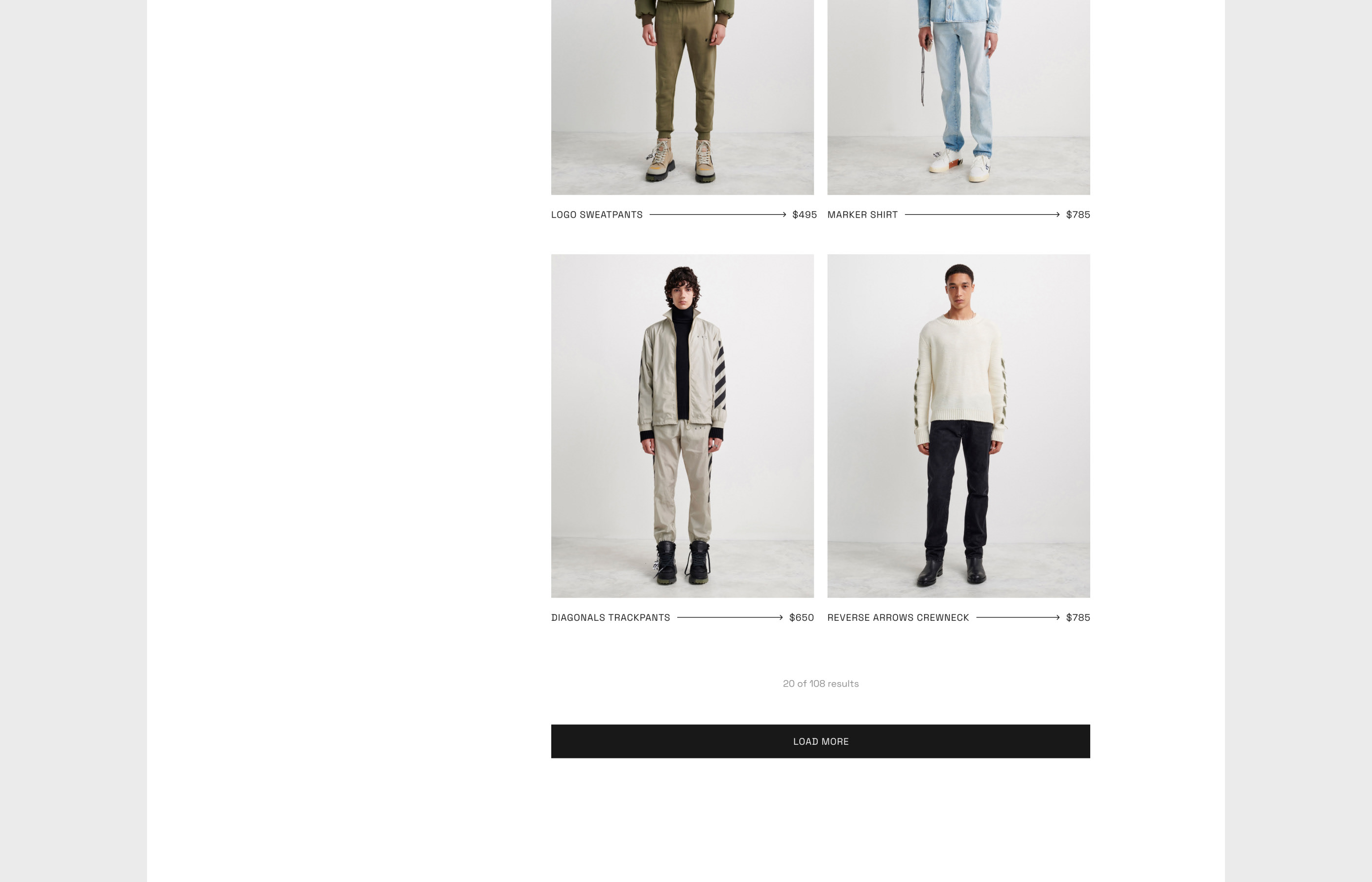 Off White E-Commerce Website — Изображение №18 — Интерфейсы на Dprofile
