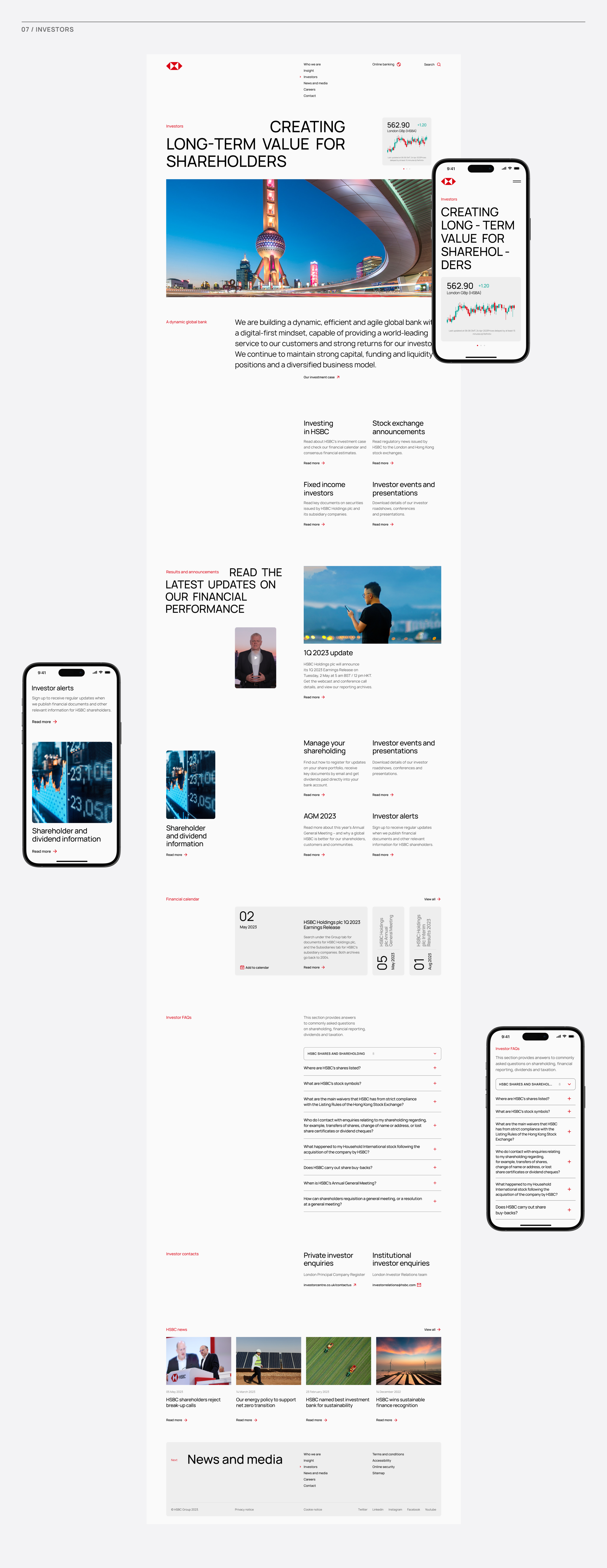 HSBC Group Corporate Website — Изображение №12 — Интерфейсы на Dprofile