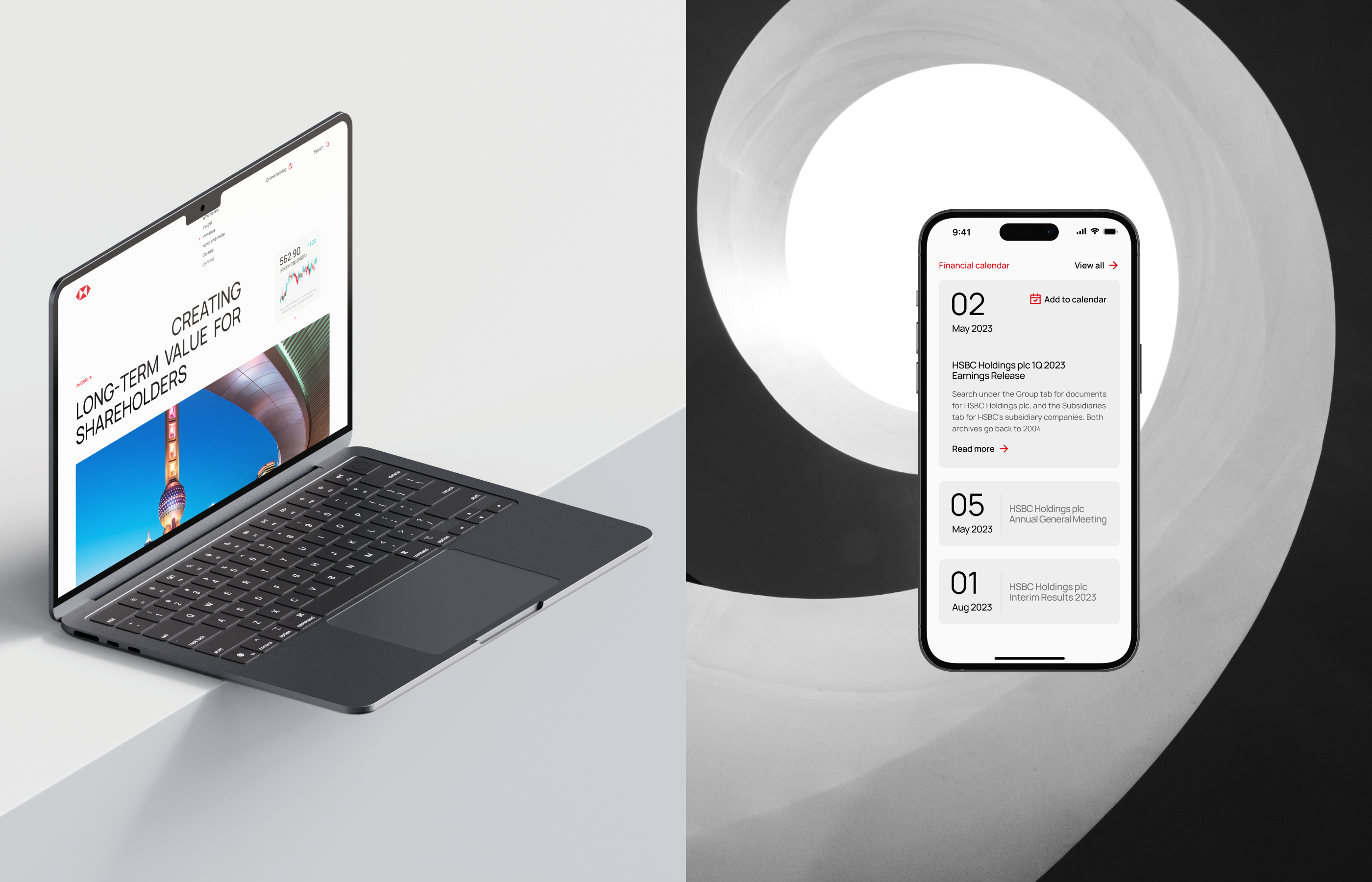HSBC Group Corporate Website — Изображение №14 — Интерфейсы на Dprofile