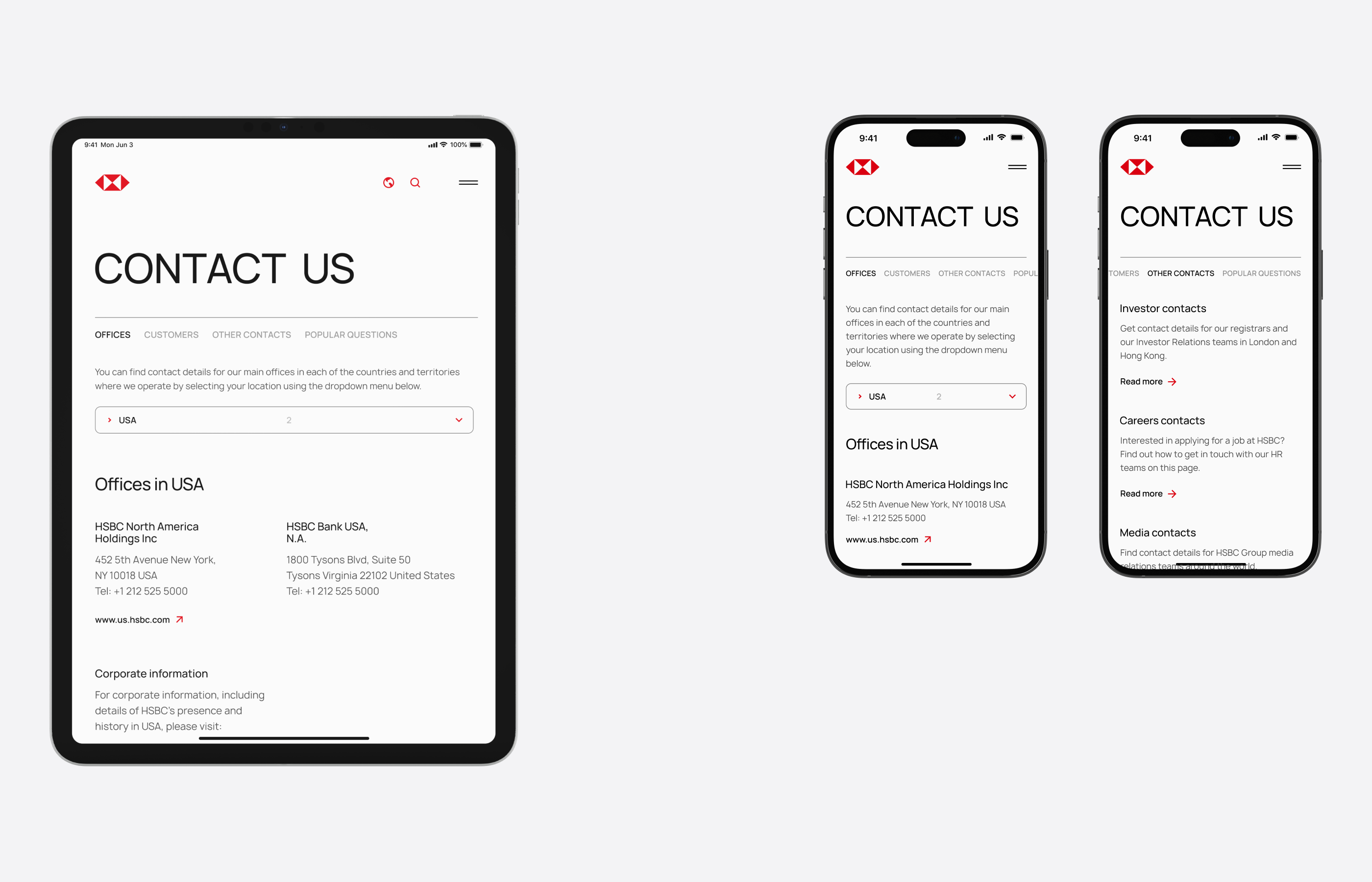 HSBC Group Corporate Website — Изображение №22 — Интерфейсы на Dprofile