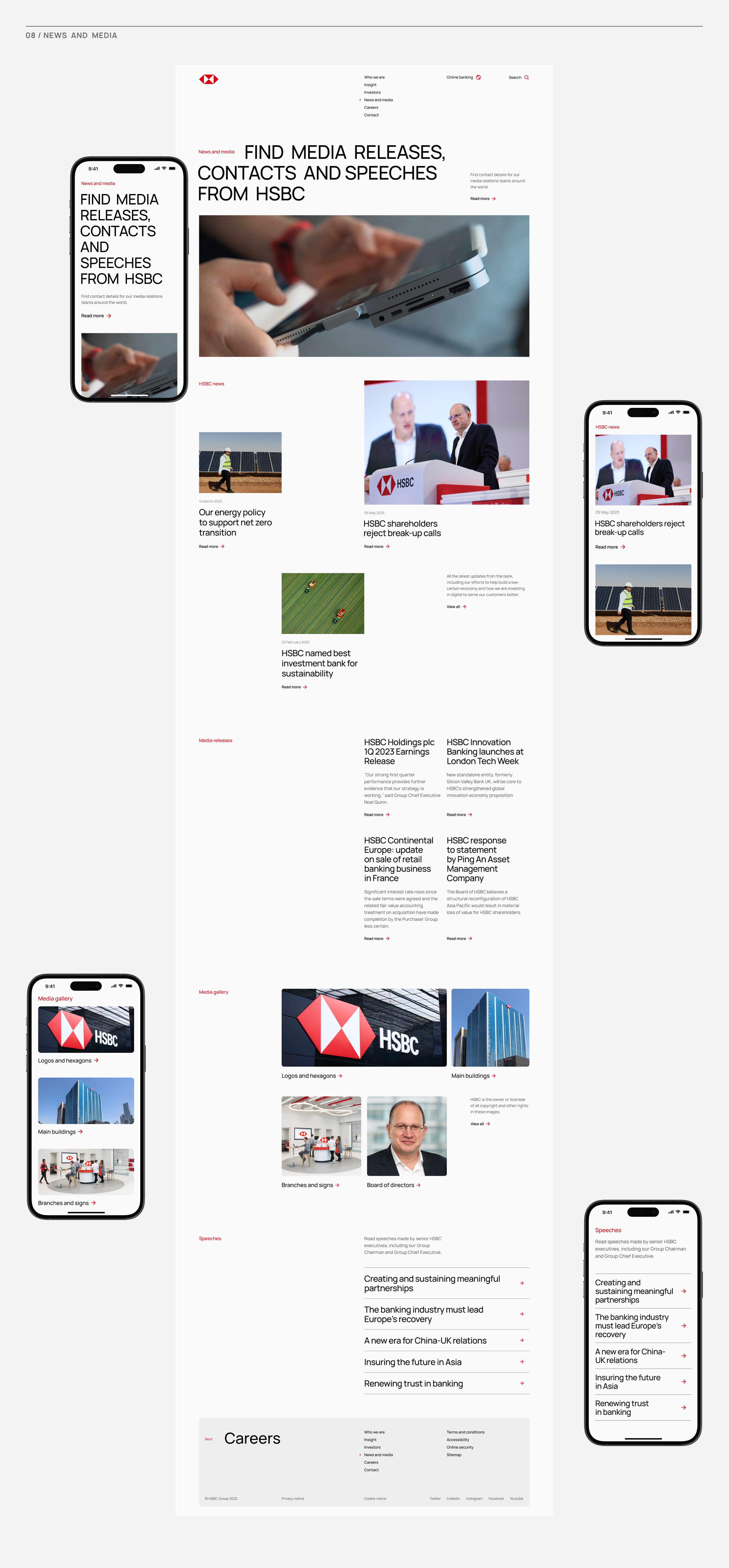 HSBC Group Corporate Website — Изображение №15 — Интерфейсы на Dprofile