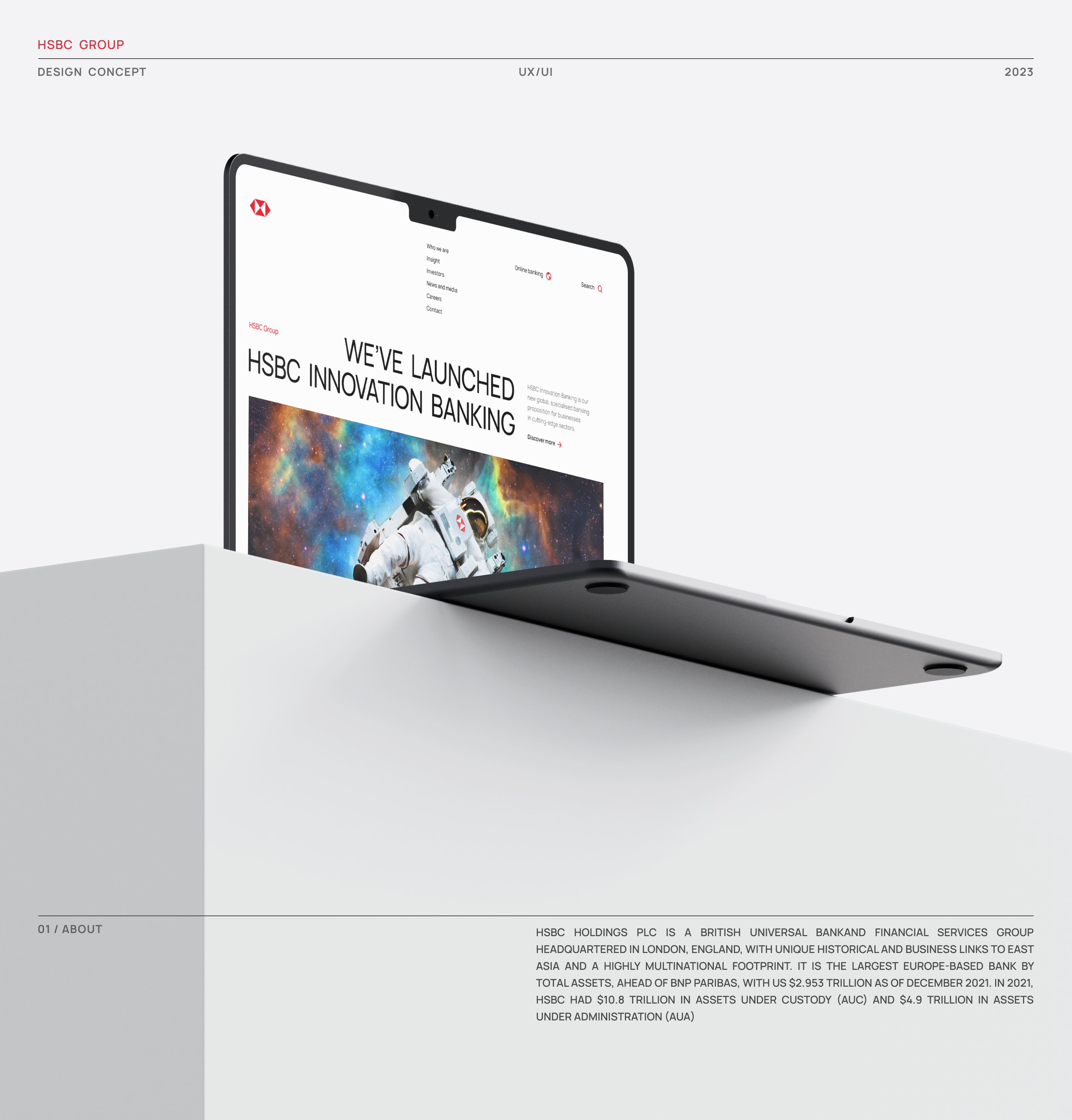 HSBC Group Corporate Website — Изображение №1 — Интерфейсы на Dprofile