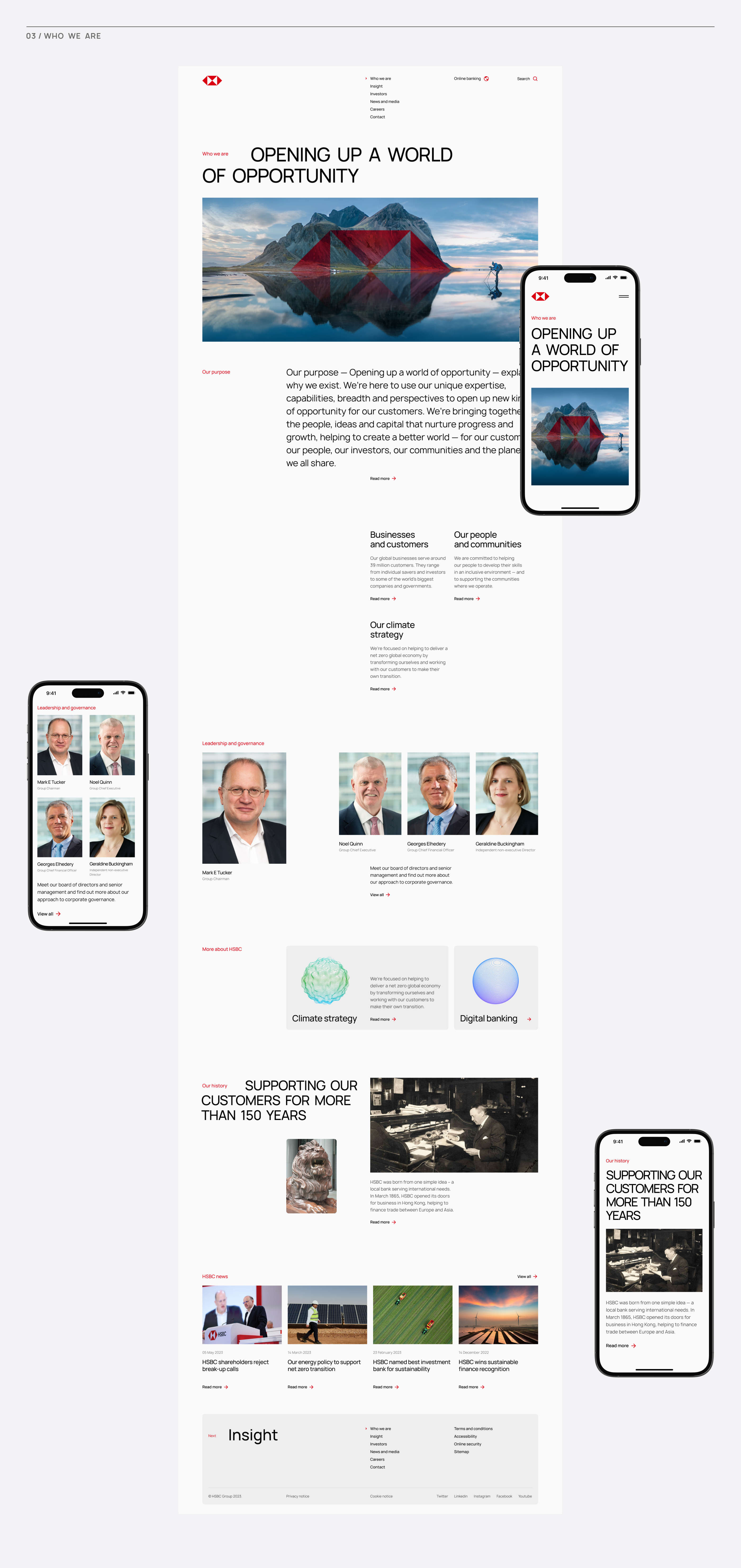 HSBC Group Corporate Website — Изображение №5 — Интерфейсы на Dprofile