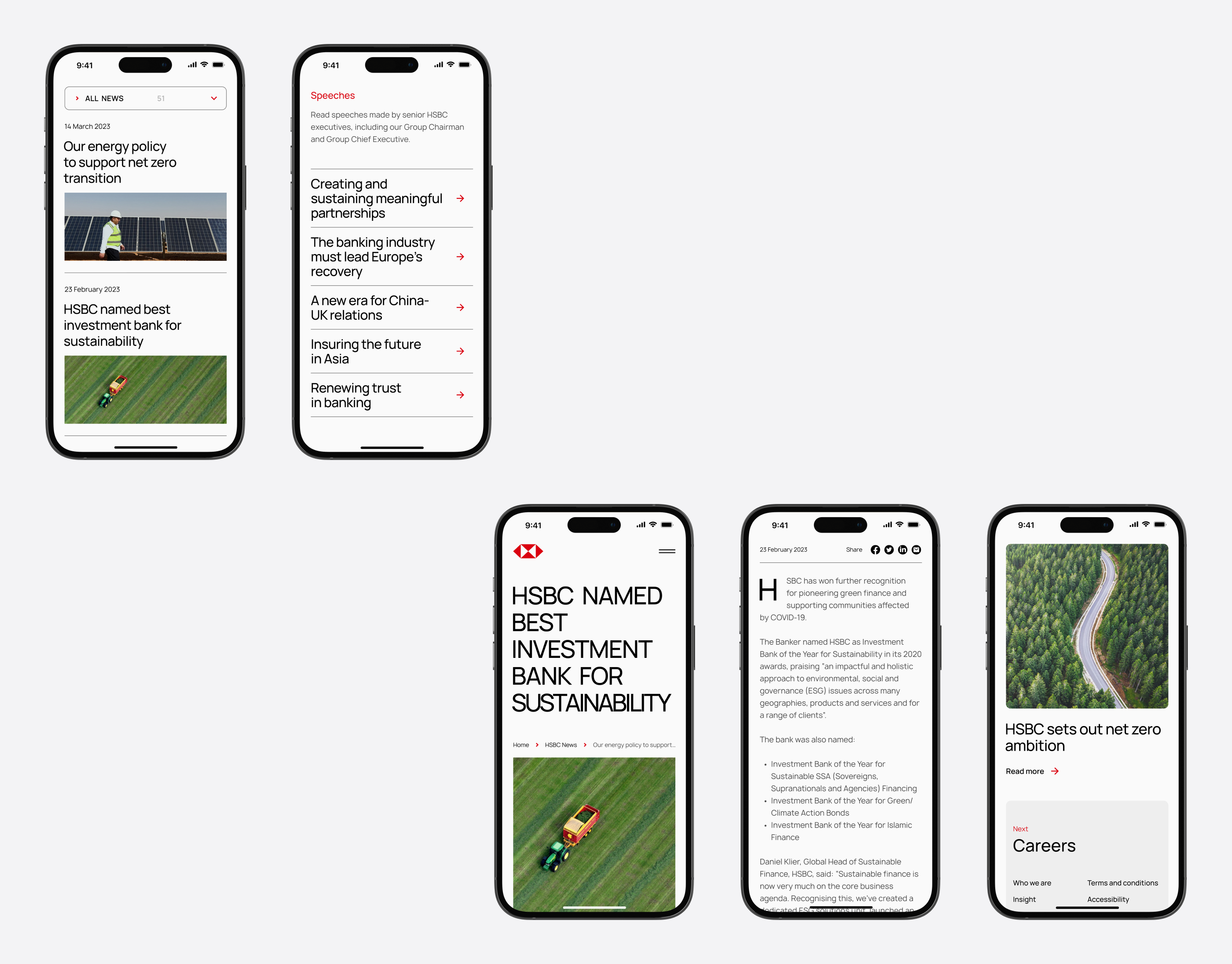 HSBC Group Corporate Website — Изображение №17 — Интерфейсы на Dprofile
