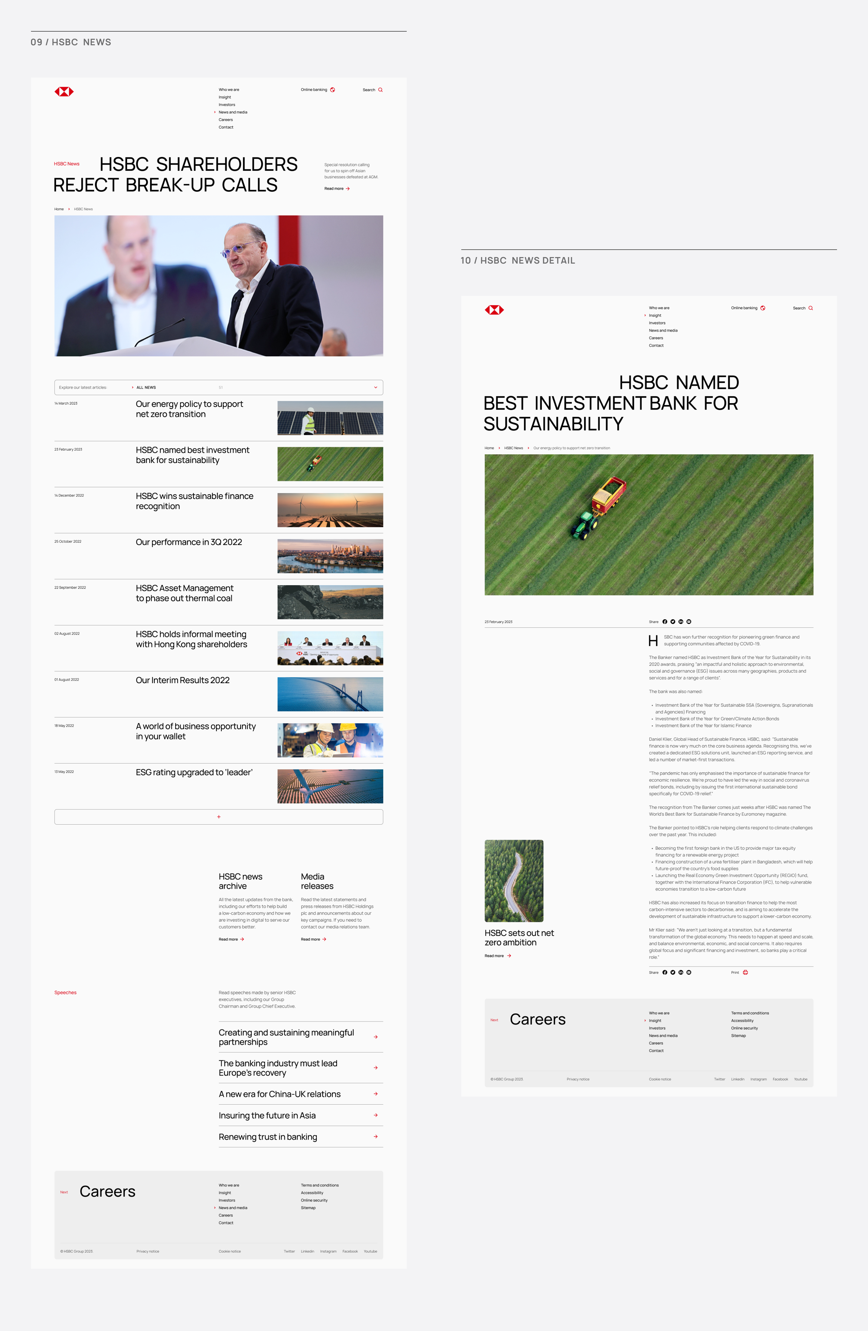 HSBC Group Corporate Website — Изображение №16 — Интерфейсы на Dprofile