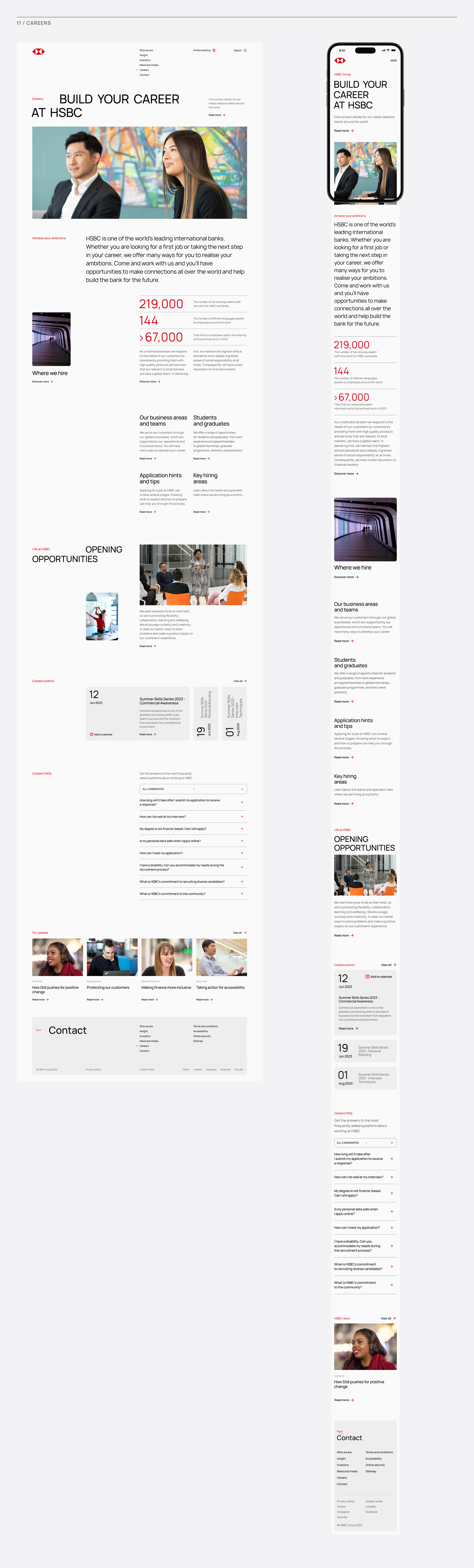 HSBC Group Corporate Website — Изображение №19 — Интерфейсы на Dprofile