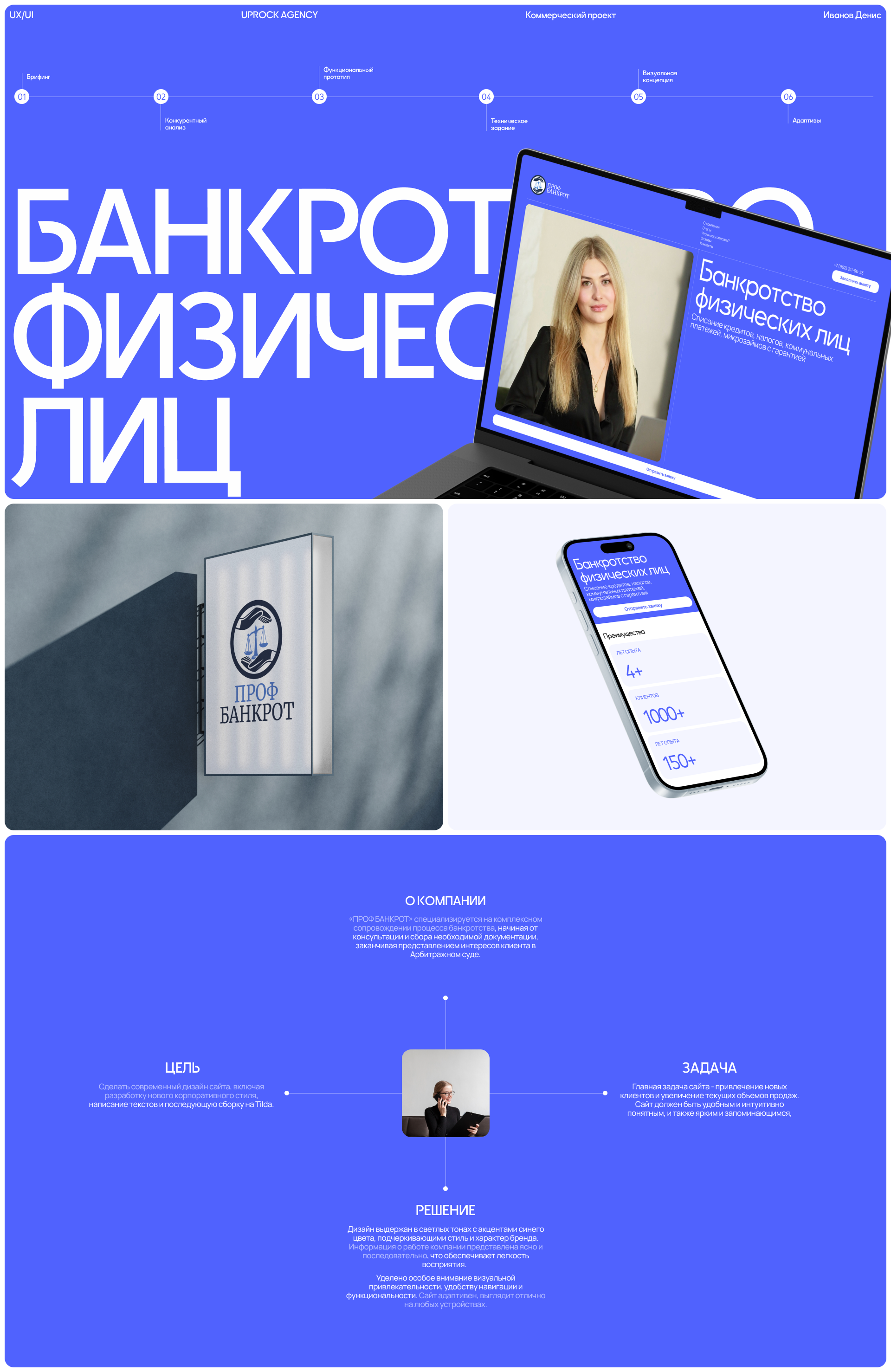 ПРОФ БАНКРОТ | commercial — Изображение №1 — Интерфейсы на Dprofile