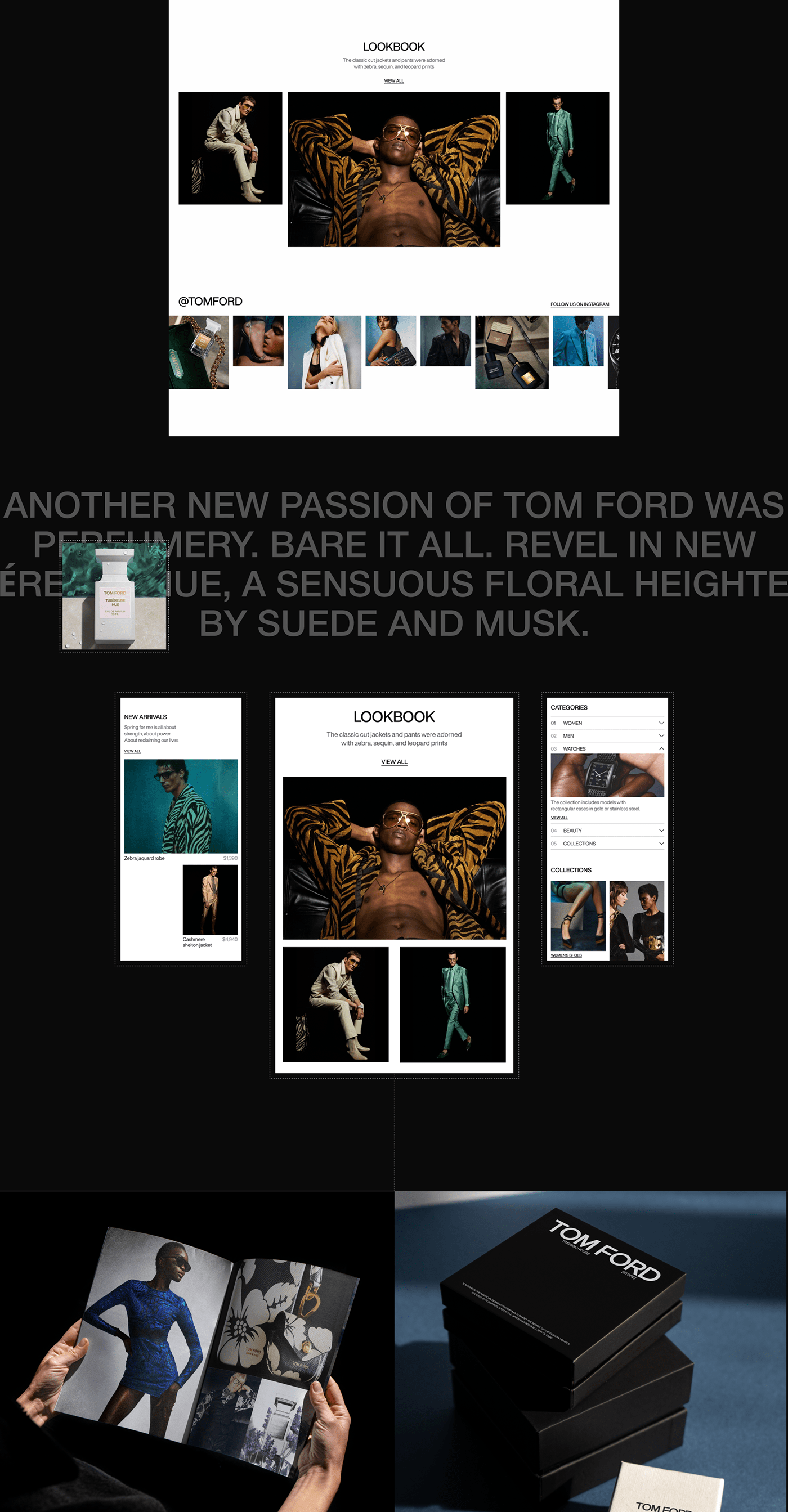 TOM FORD | E-commerce — Изображение №3 — Интерфейсы, Графика на Dprofile