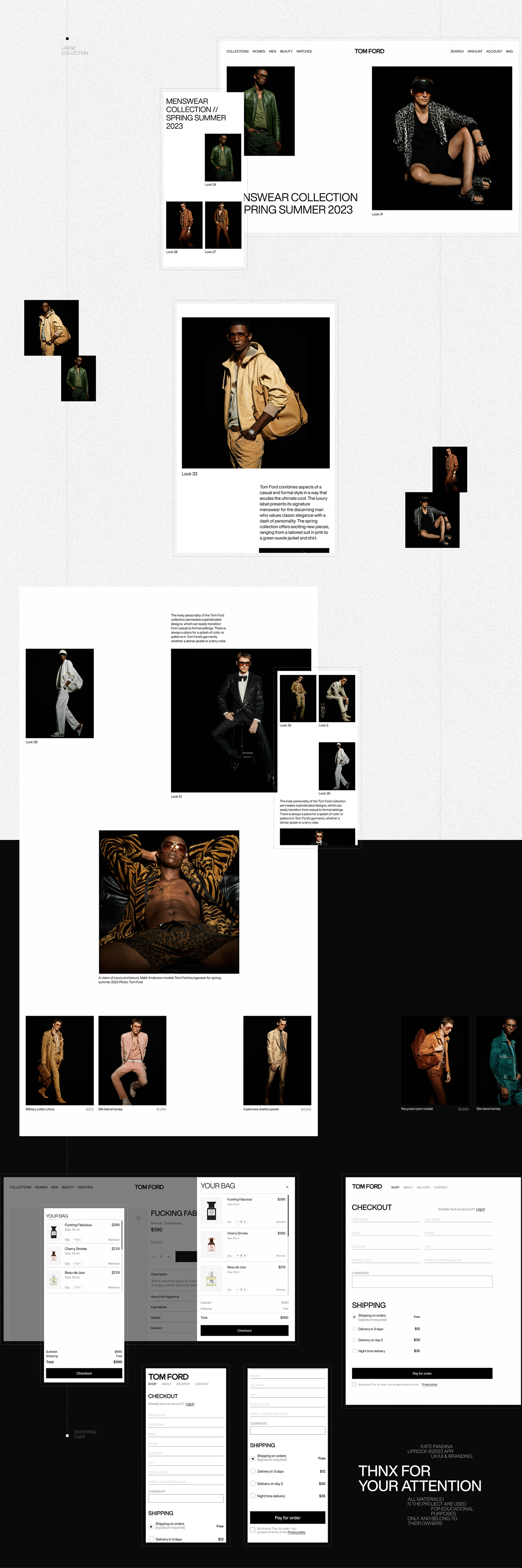 TOM FORD | E-commerce — Изображение №7 — Интерфейсы, Графика на Dprofile
