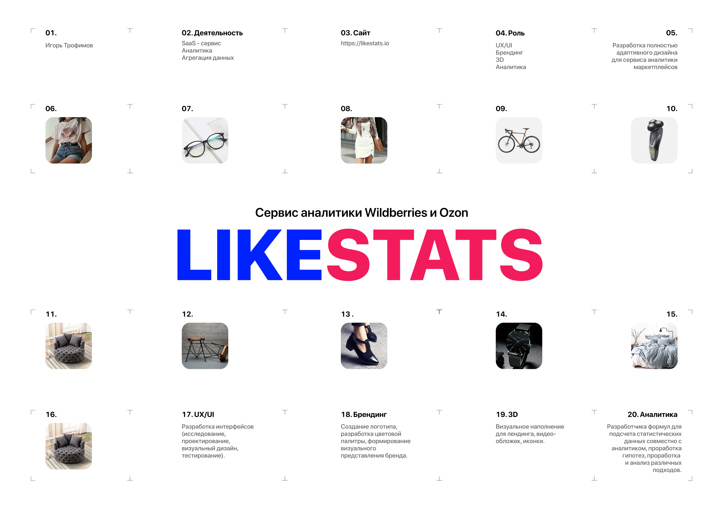 LikeStats аналитика маркетплейсов — Изображение №1 — Интерфейсы на Dprofile