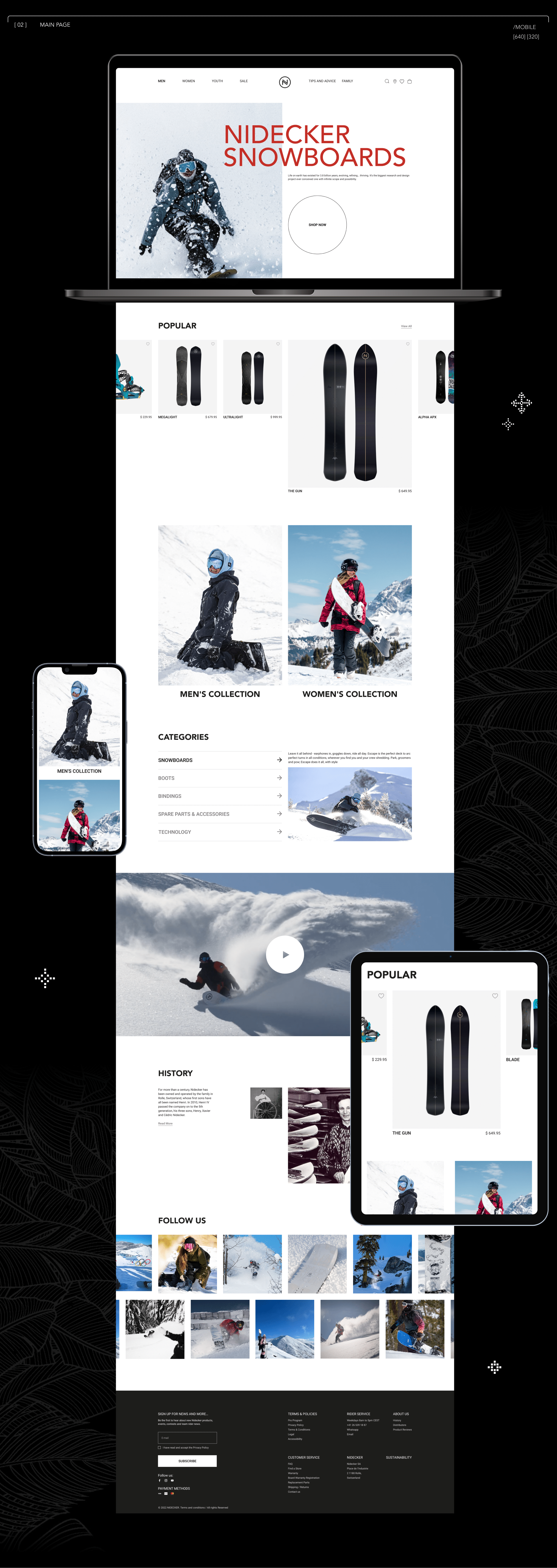 Nidecker | E-commerce redesign — Изображение №3 — Интерфейсы на Dprofile