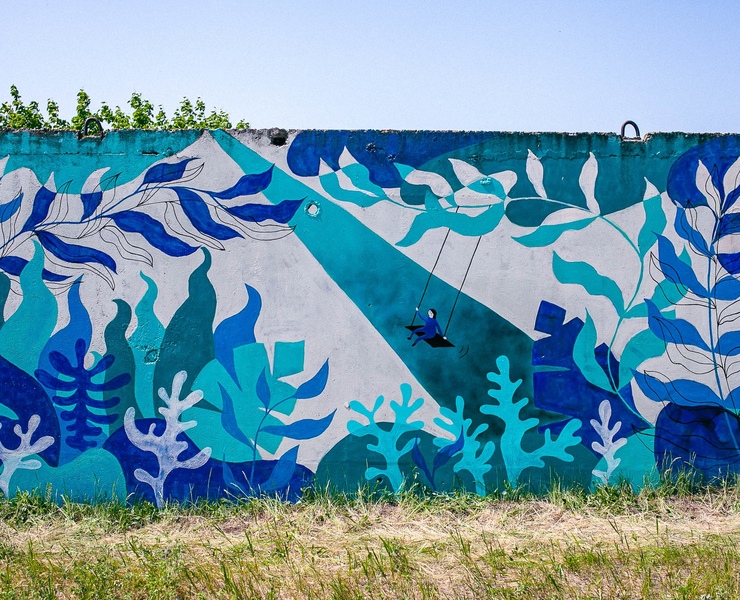 Street mural in Altay — Иллюстрация, Графика на Dprofile