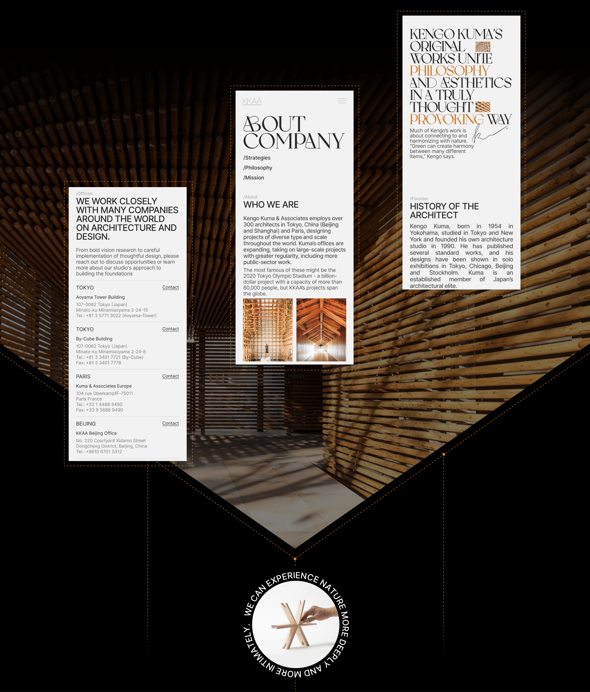 Kengo Kuma and Associates | Сorporate website redesign — Изображение №14 — Интерфейсы на Dprofile