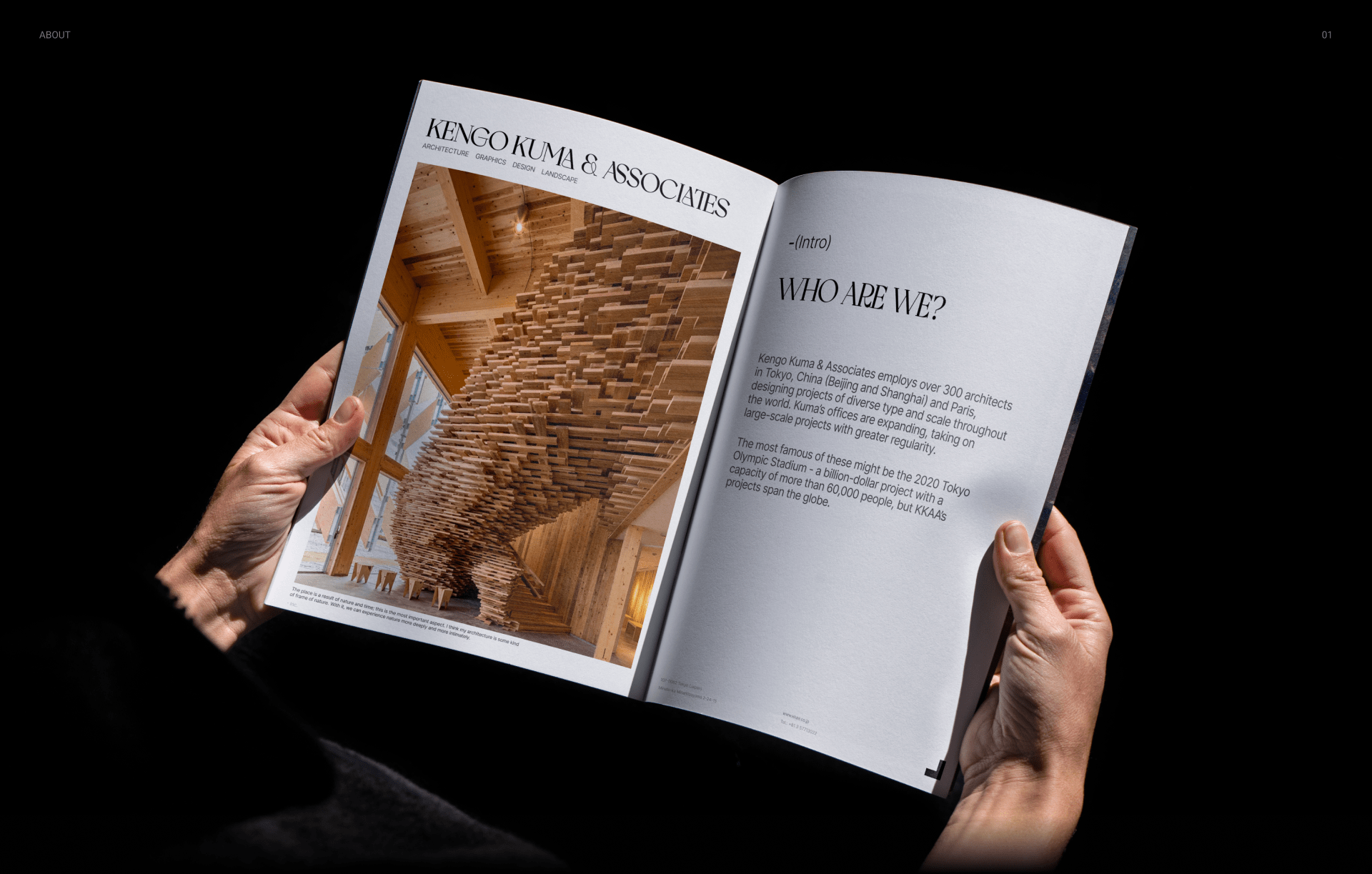 Kengo Kuma and Associates | Сorporate website redesign — Изображение №2 — Интерфейсы на Dprofile