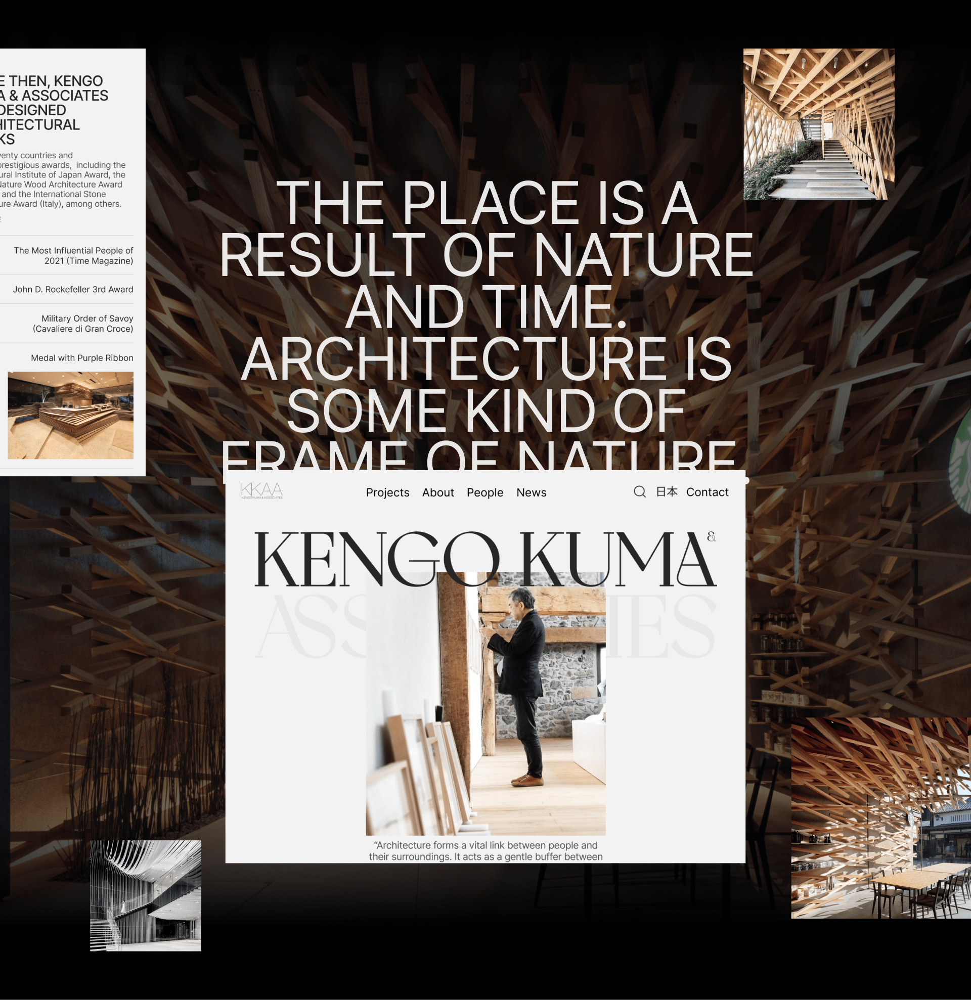 Kengo Kuma and Associates | Сorporate website redesign — Изображение №5 — Интерфейсы на Dprofile