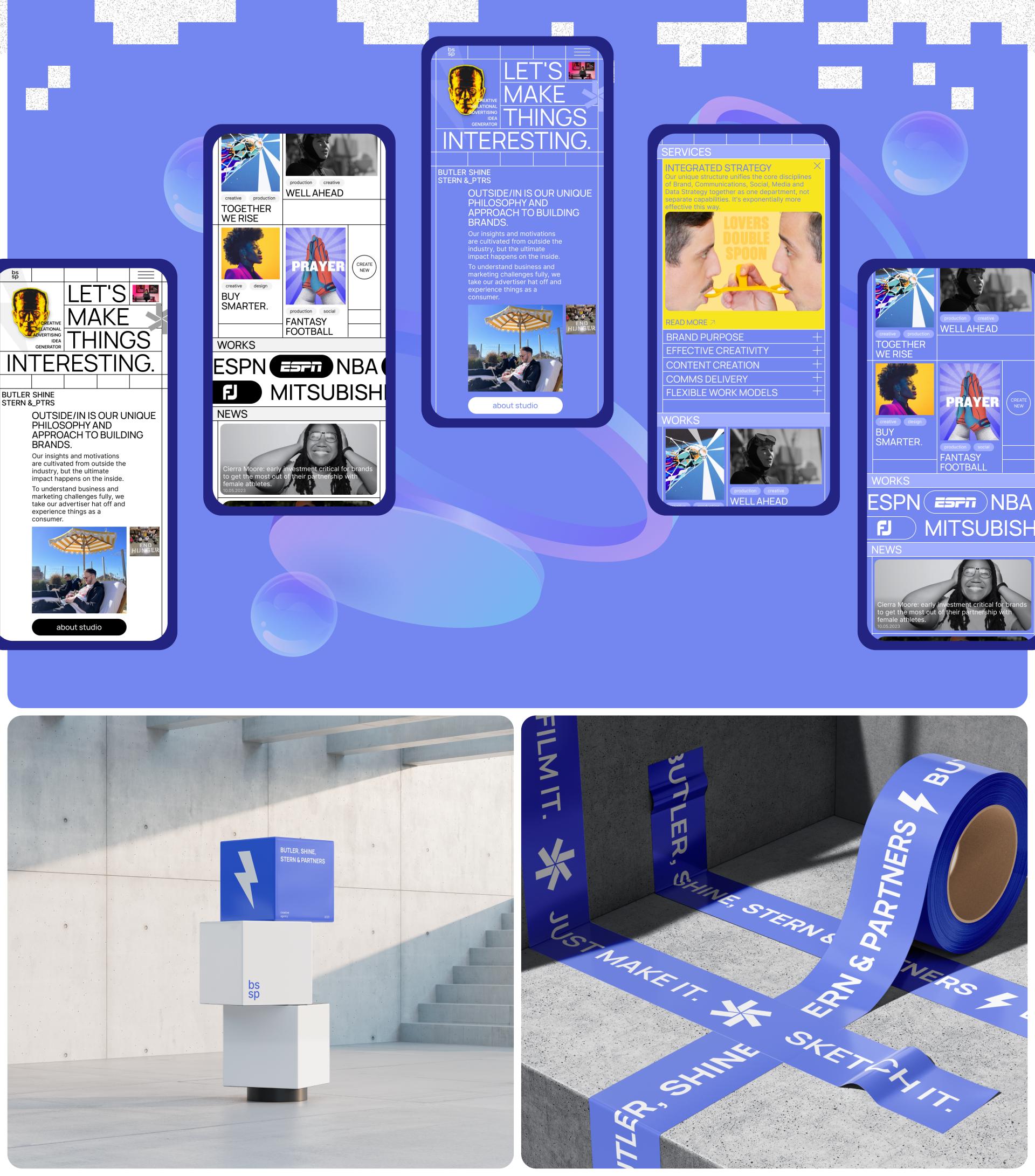 Butler, Shine, Stern and Partners Agency — Изображение №4 — Интерфейсы, Брендинг на Dprofile