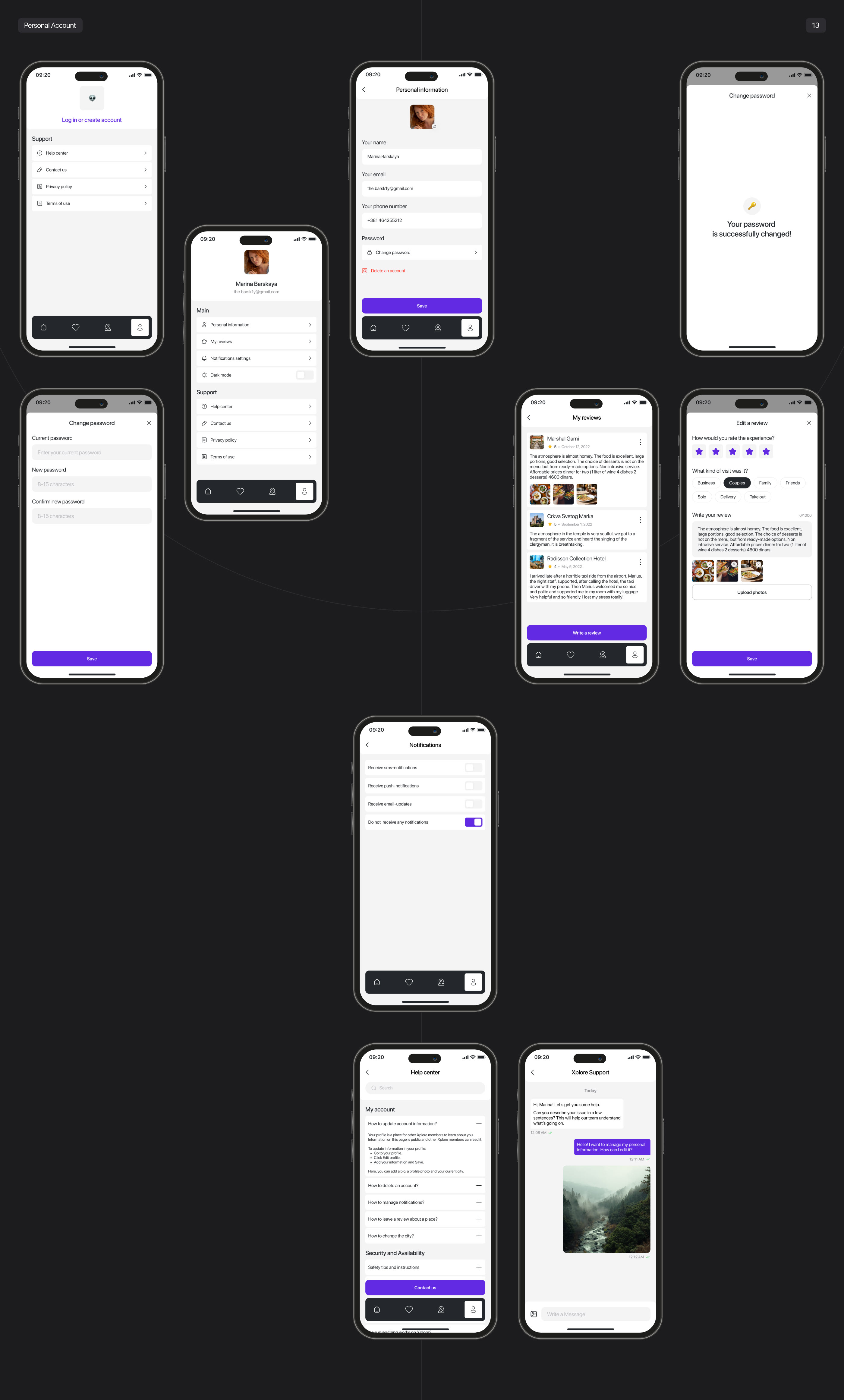 Xplore | Location Mobile App — Изображение №21 — Интерфейсы на Dprofile
