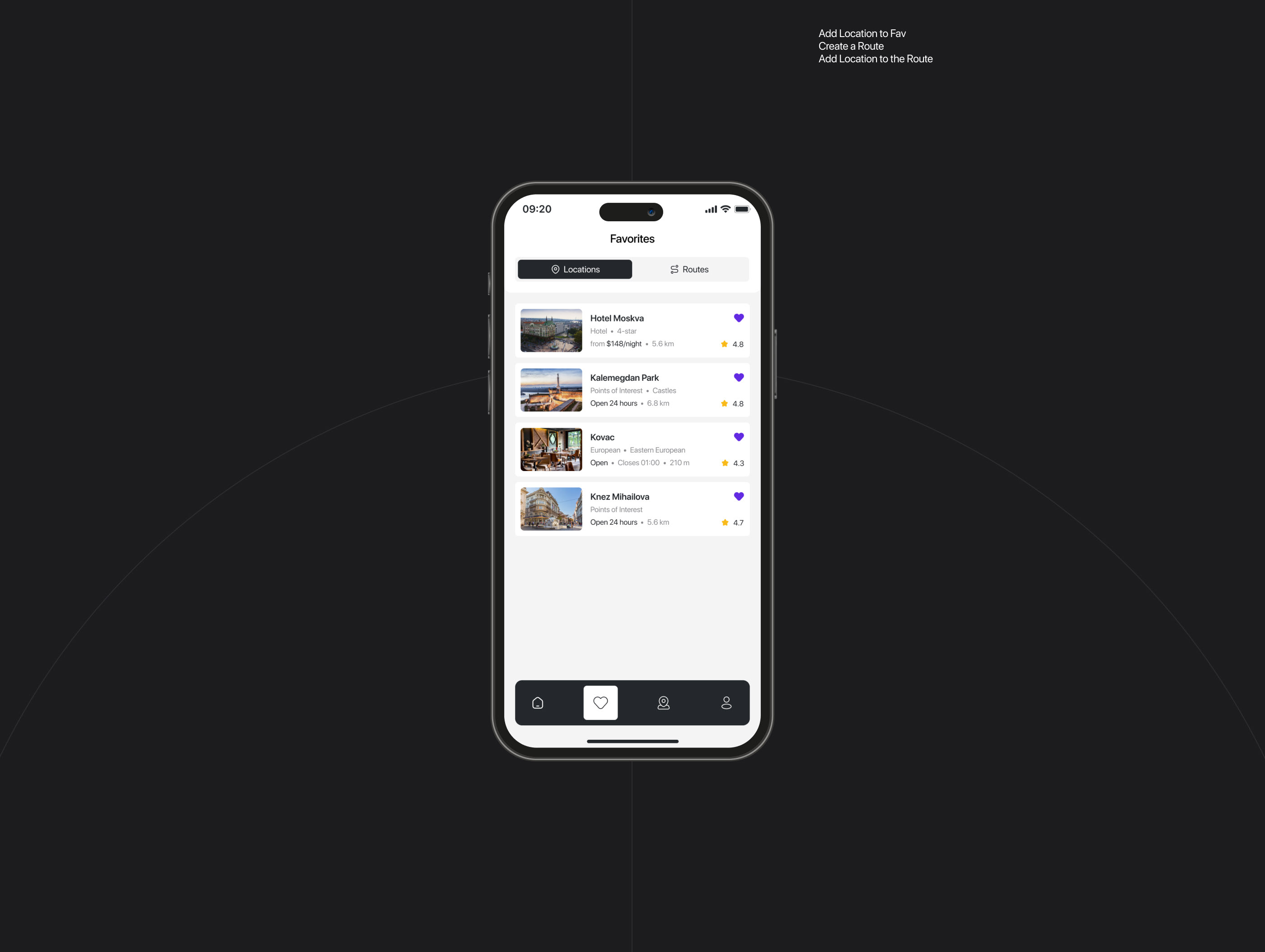 Xplore | Location Mobile App — Изображение №20 — Интерфейсы на Dprofile