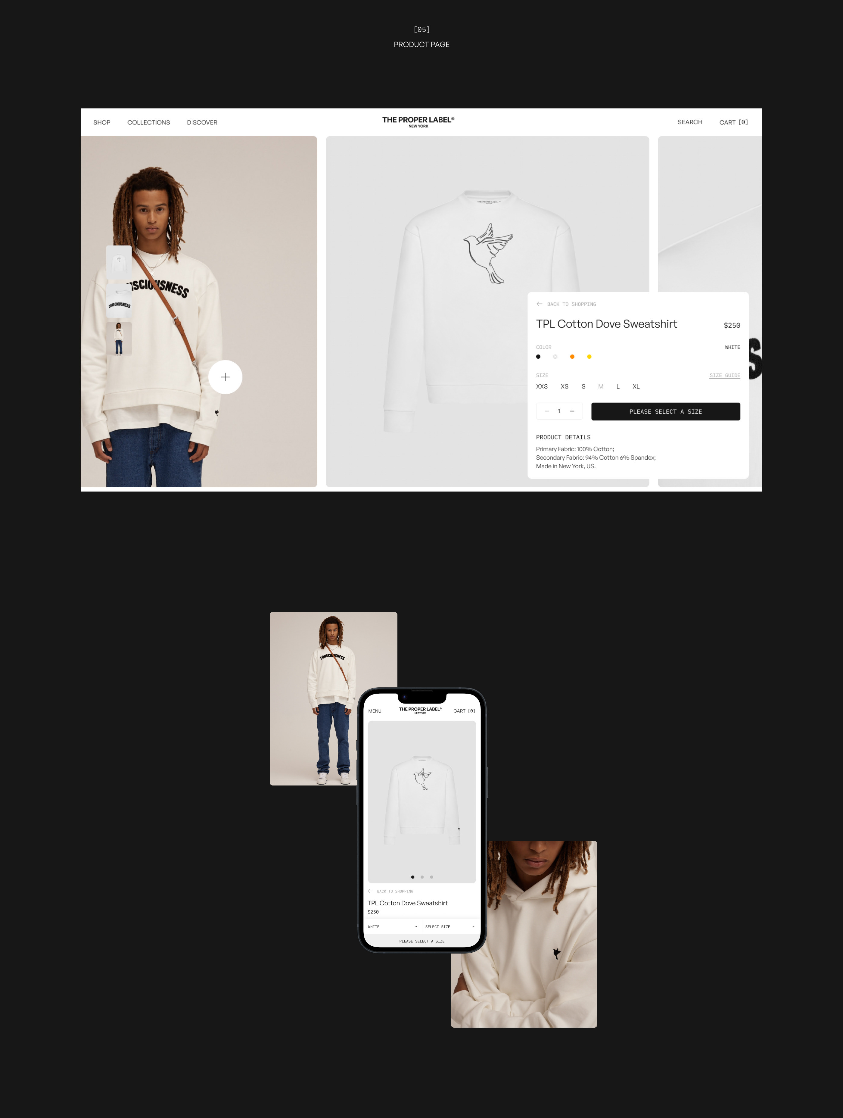 The Proper Label® | E-commerce — Изображение №7 — Интерфейсы, Анимация на Dprofile