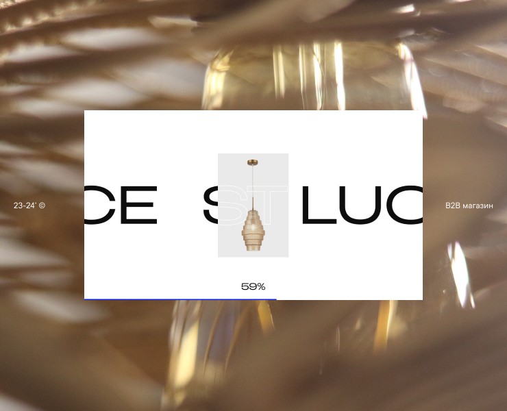 ST Luce | B2B e-commerce — Интерфейсы, Анимация на Dprofile