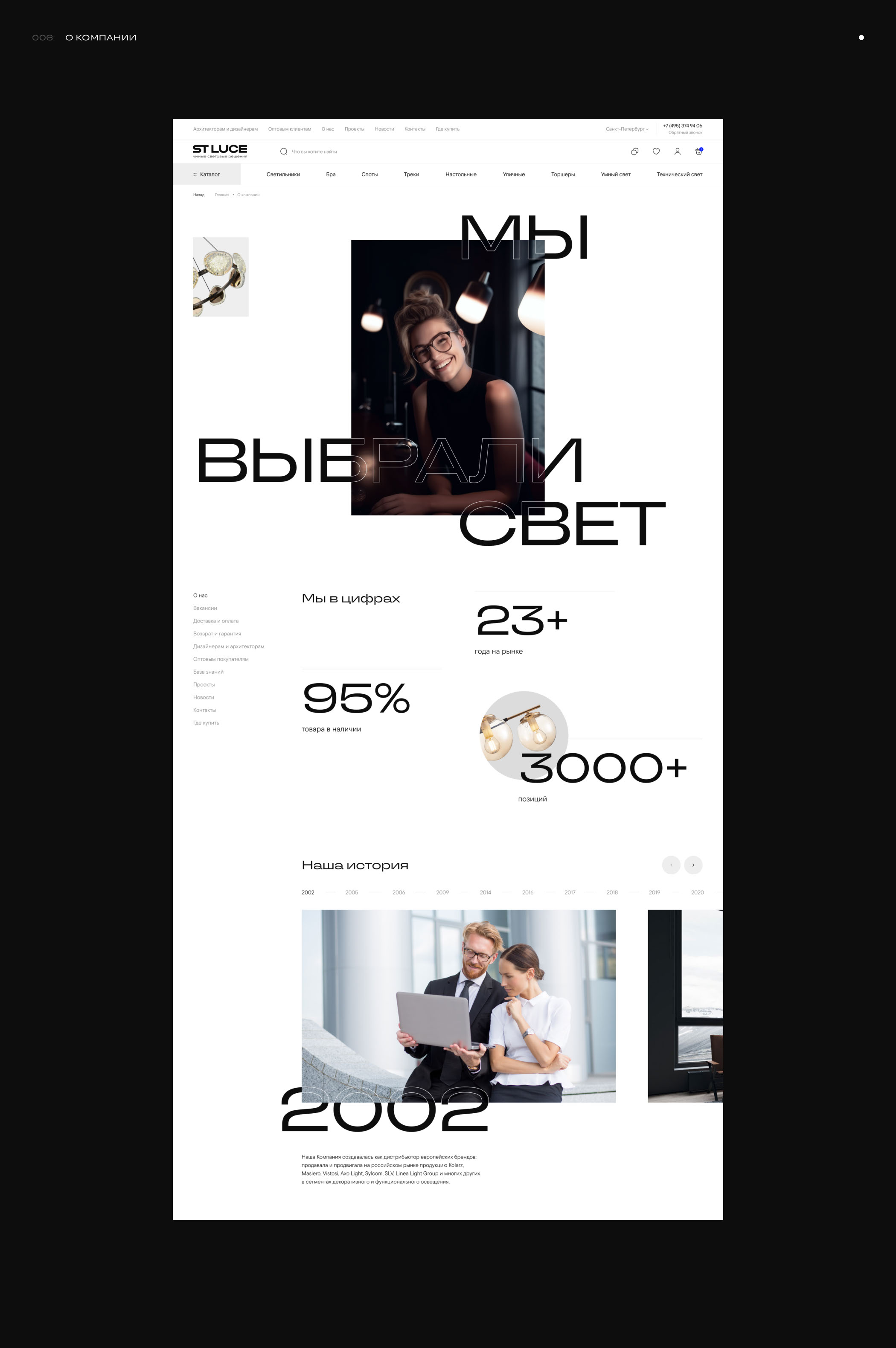 ST Luce | B2B e-commerce — Изображение №14 — Интерфейсы, Анимация на Dprofile