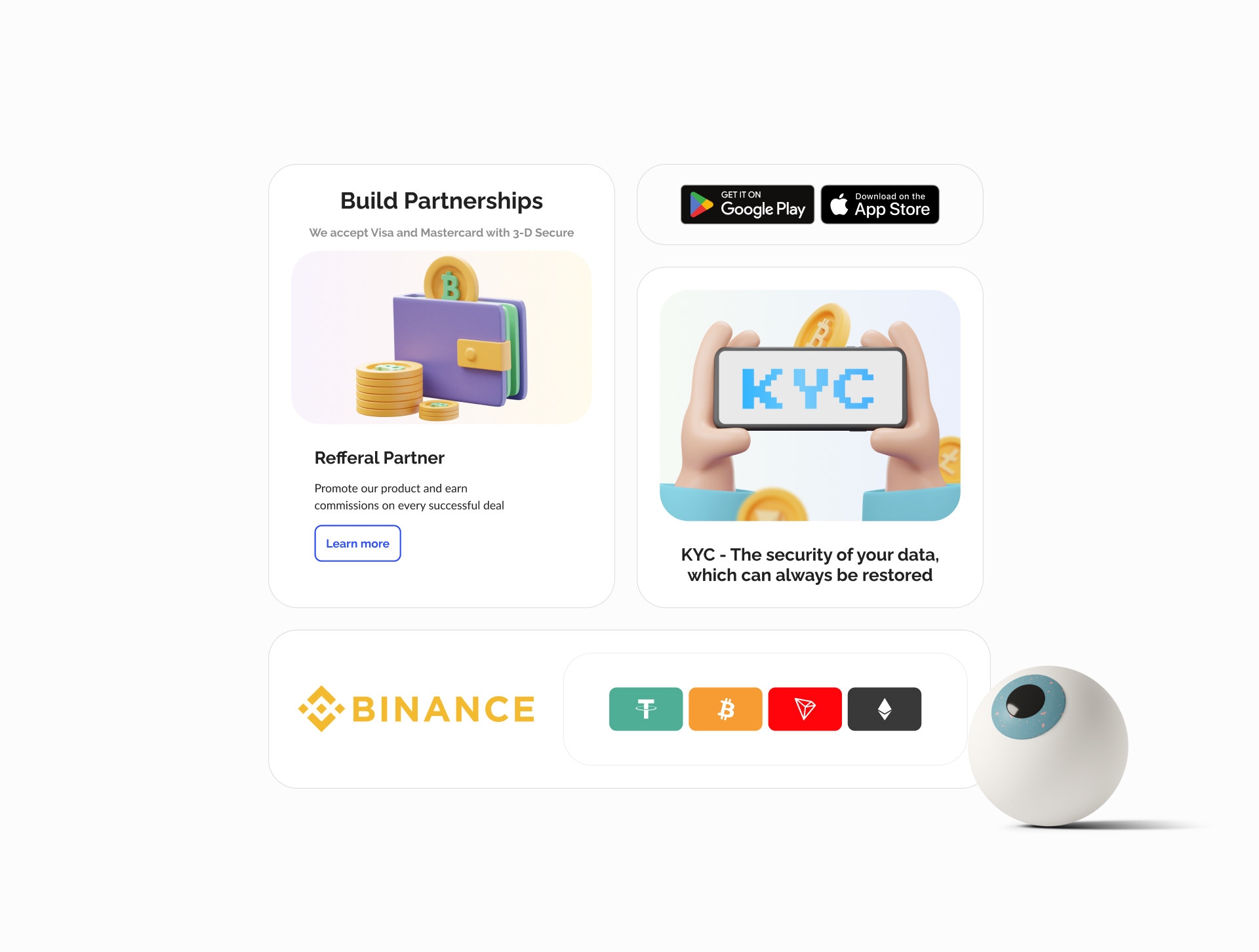 UI/UX Design | Crypto Wallet GloboPay — Изображение №5 — Интерфейсы на Dprofile