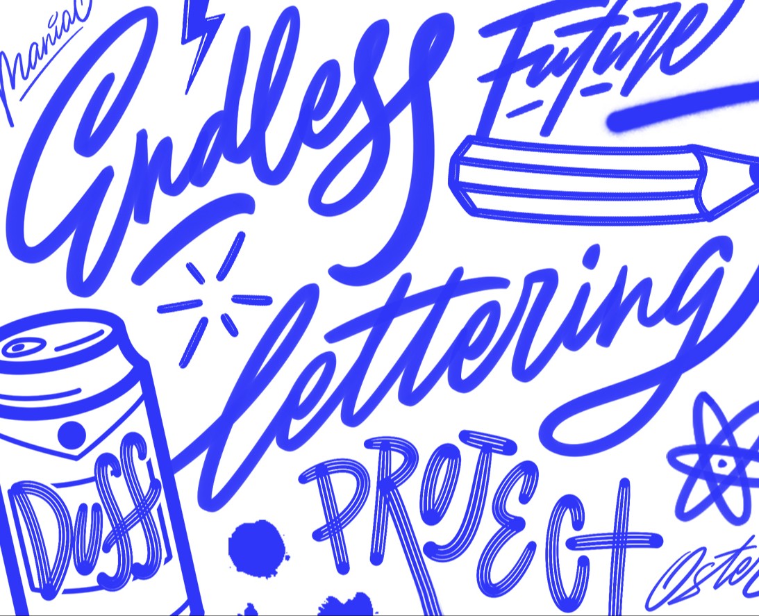 Endless lettering project — Иллюстрация, Графика на Dprofile