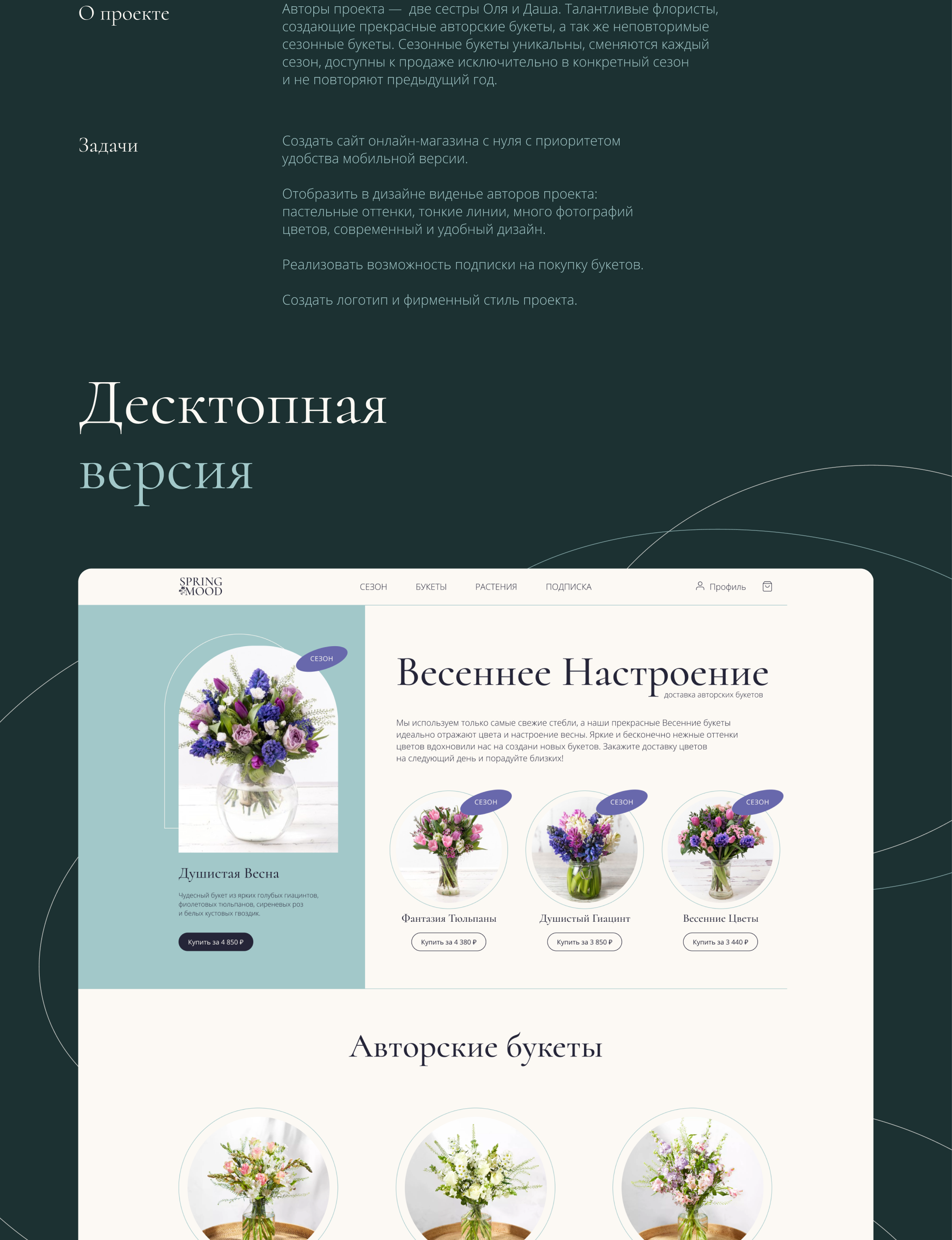 Spring Mood online-store — Изображение №2 — Интерфейсы на Dprofile