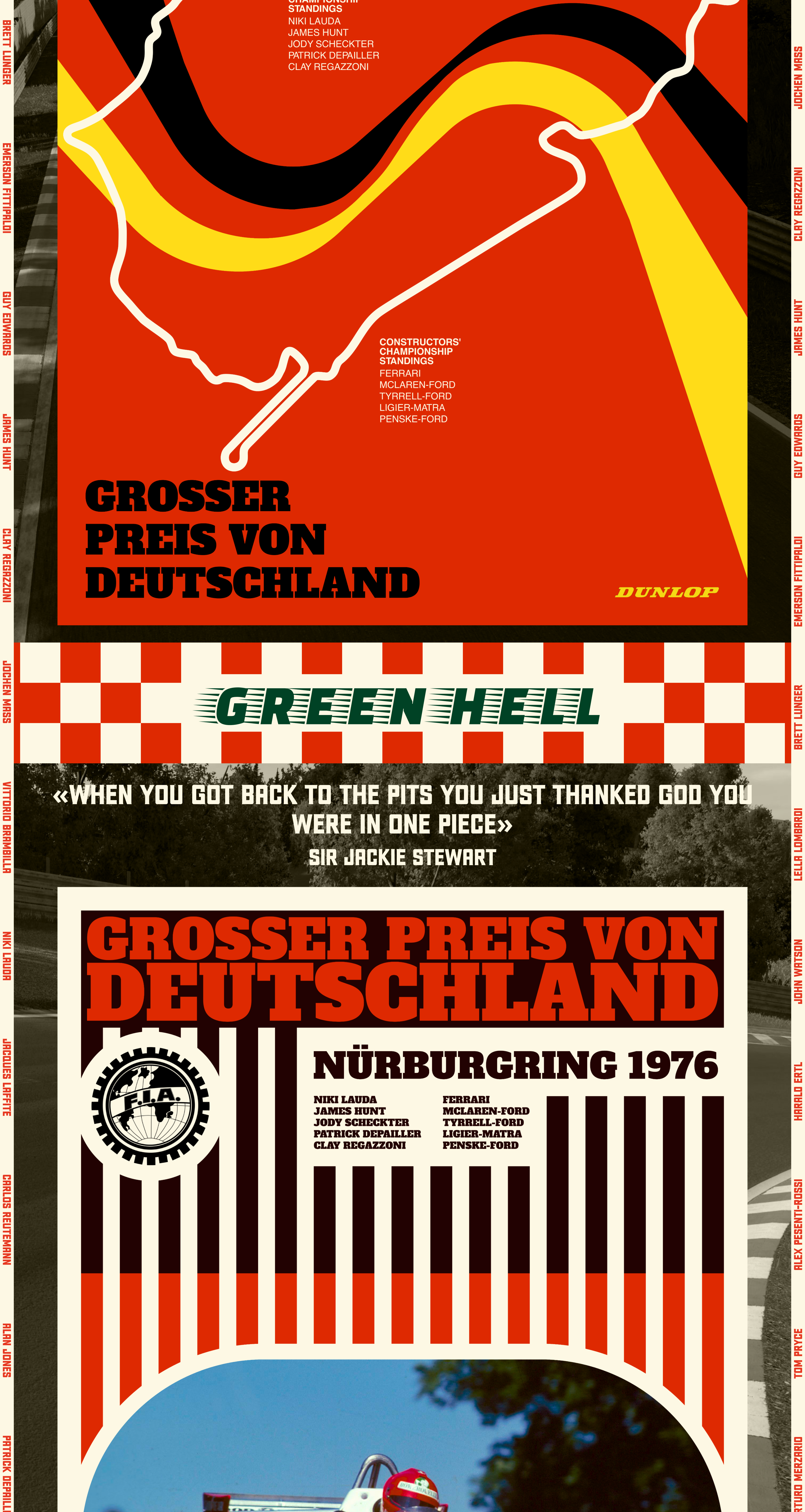 Nürburgring 1976 Poster Collection — Изображение №3 — Иллюстрация, Графика на Dprofile