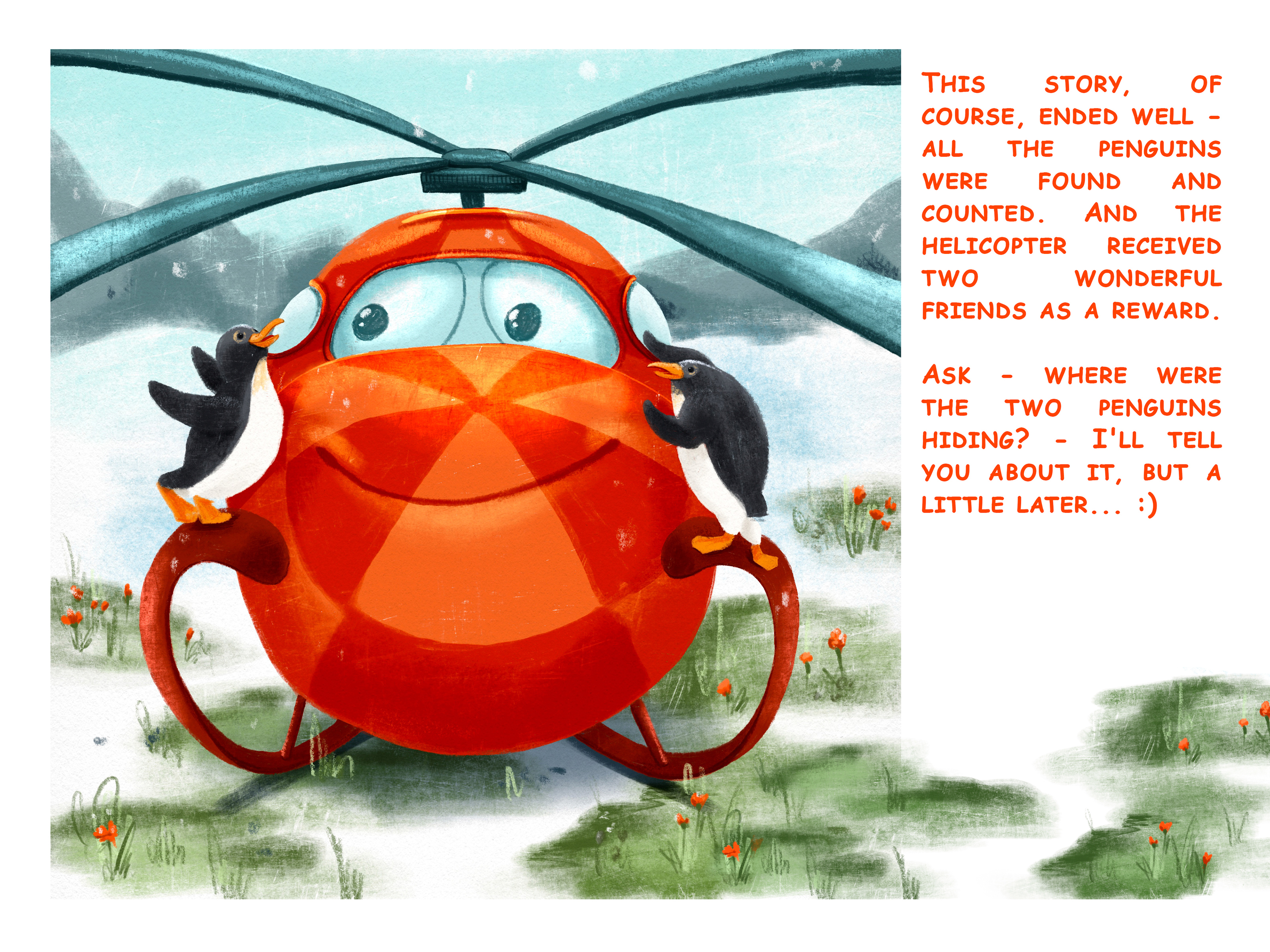 Unfinished story about a checkered helicopter — Изображение №4 — Иллюстрация, Графика на Dprofile