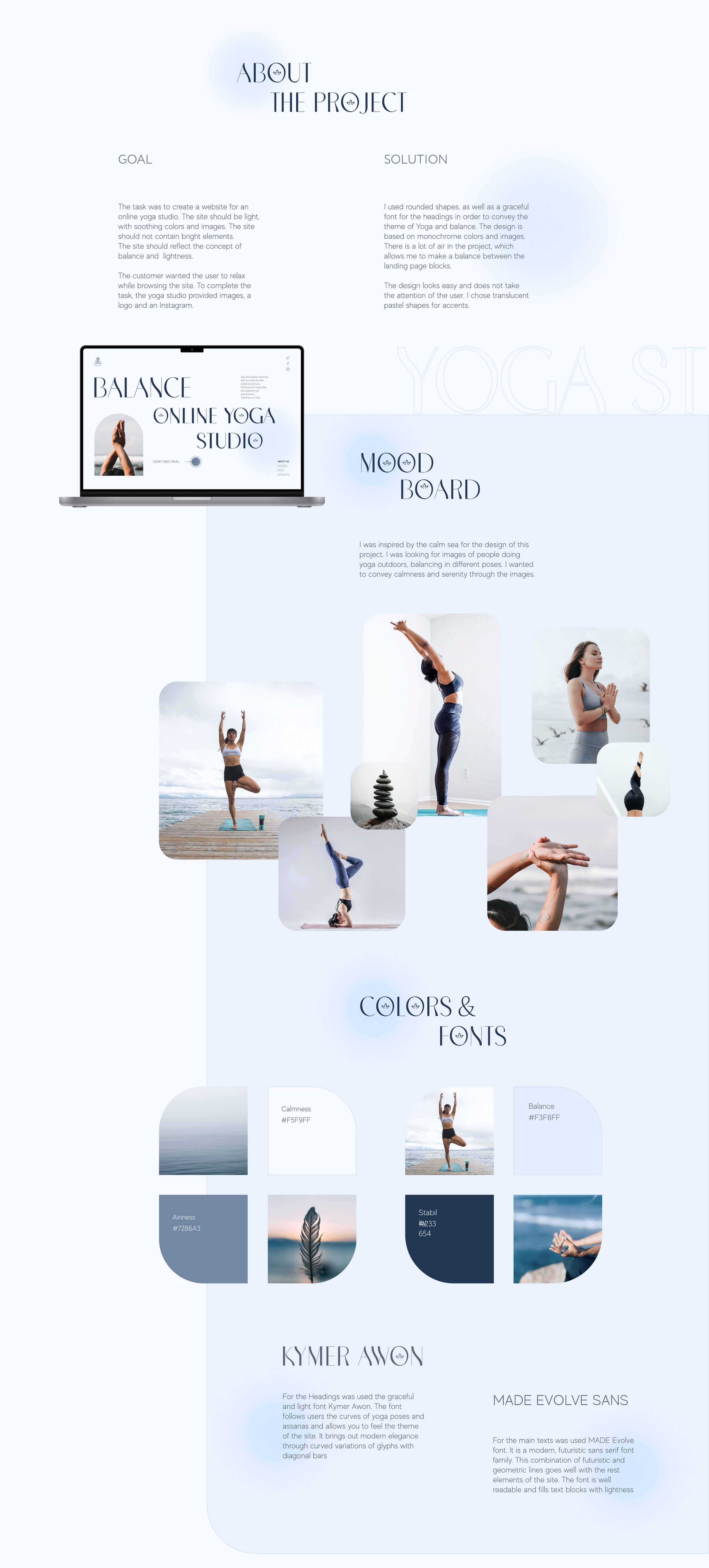 Yoga Studio | Landing page — Изображение №2 — Интерфейсы на Dprofile