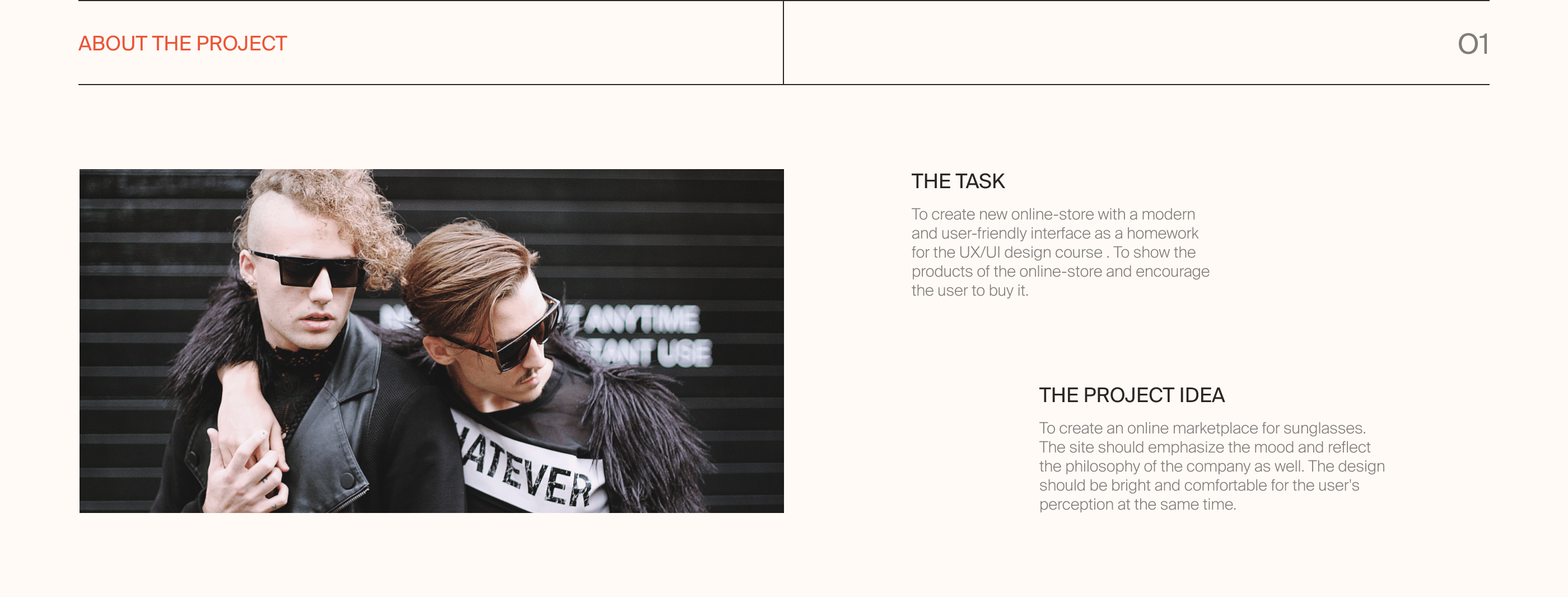 Sunglasses online-store — Изображение №2 — Интерфейсы на Dprofile