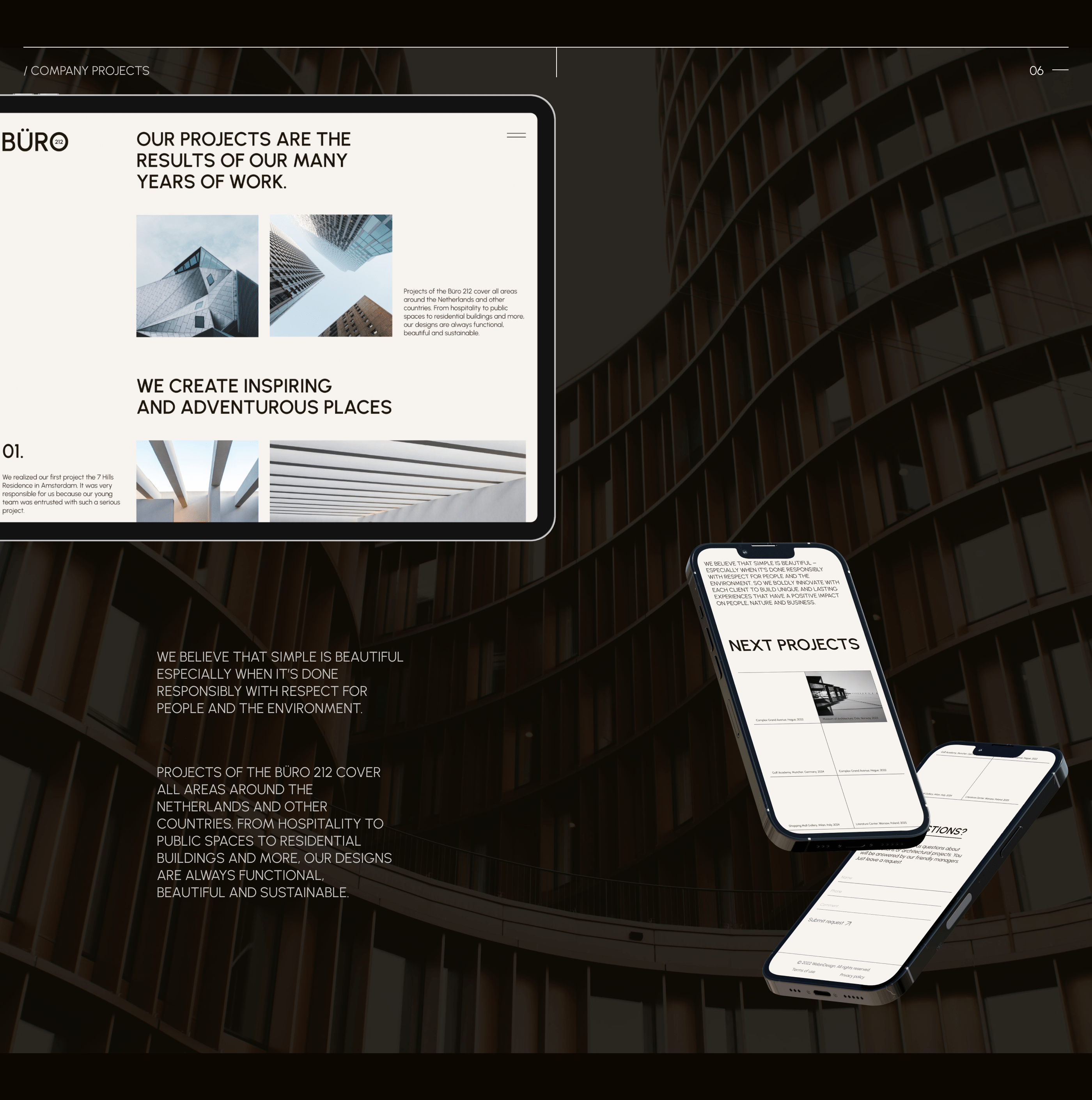 "The Büro 212" Архитектурное бюро — Изображение №8 — Интерфейсы на Dprofile
