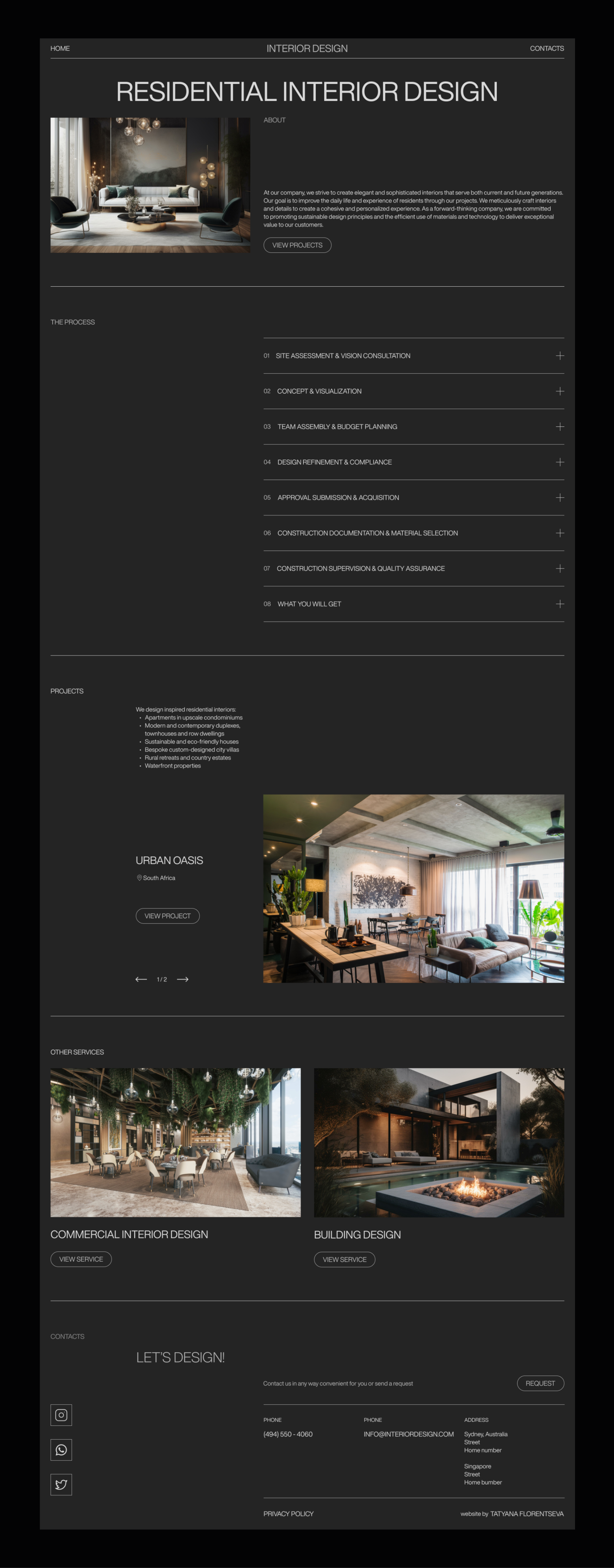 INTERIOR DESIGN — Изображение №5 — Интерфейсы на Dprofile