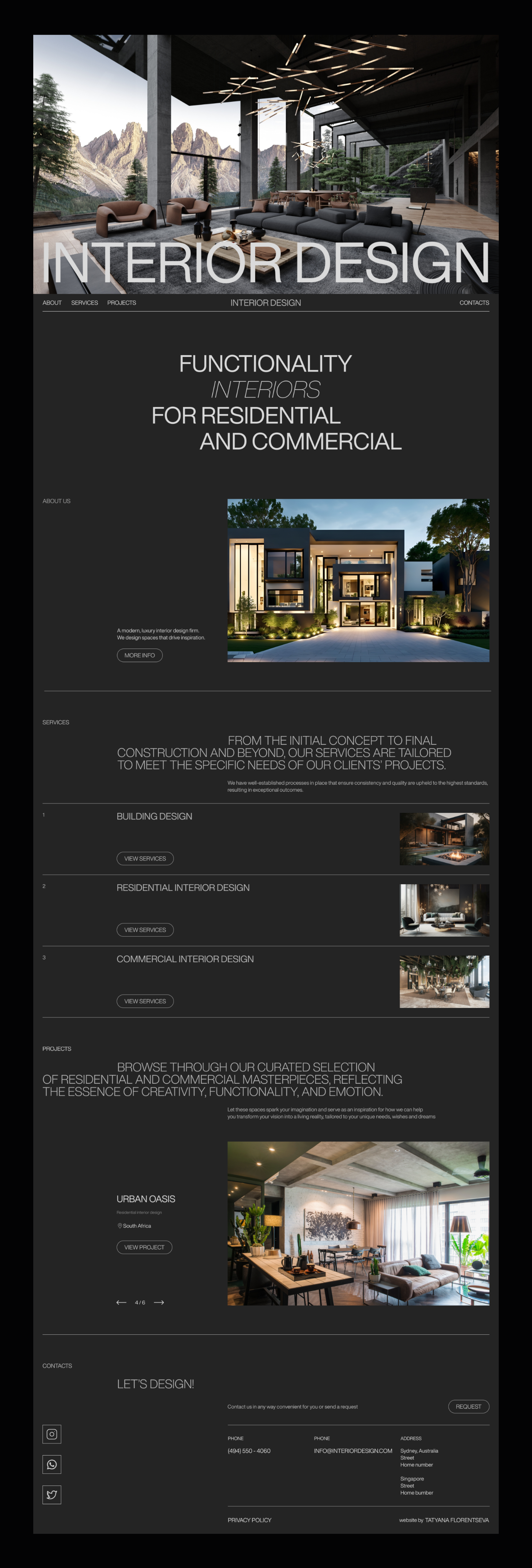 INTERIOR DESIGN — Изображение №2 — Интерфейсы на Dprofile