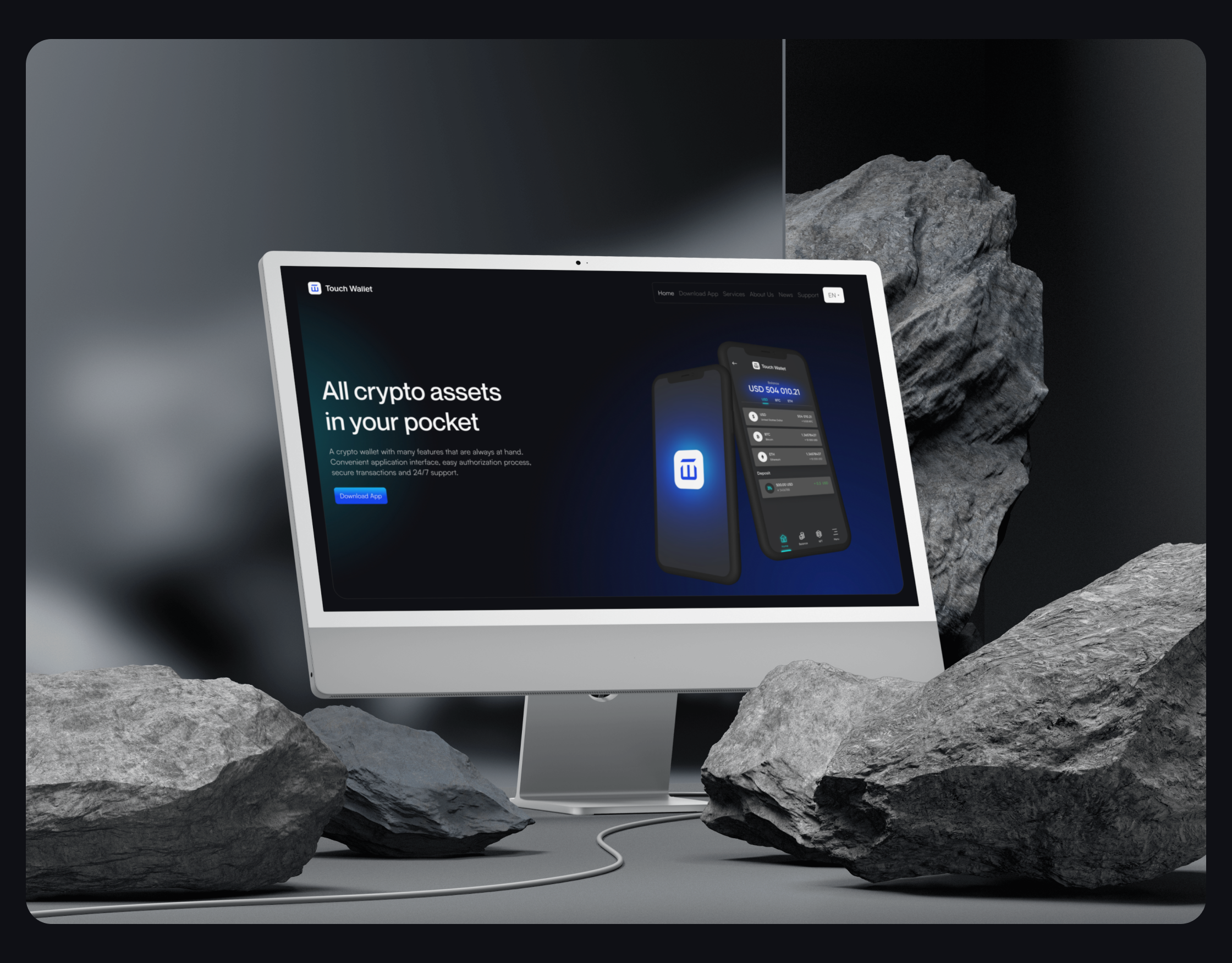 CRYPTO WALLET — Изображение №5 — Интерфейсы на Dprofile
