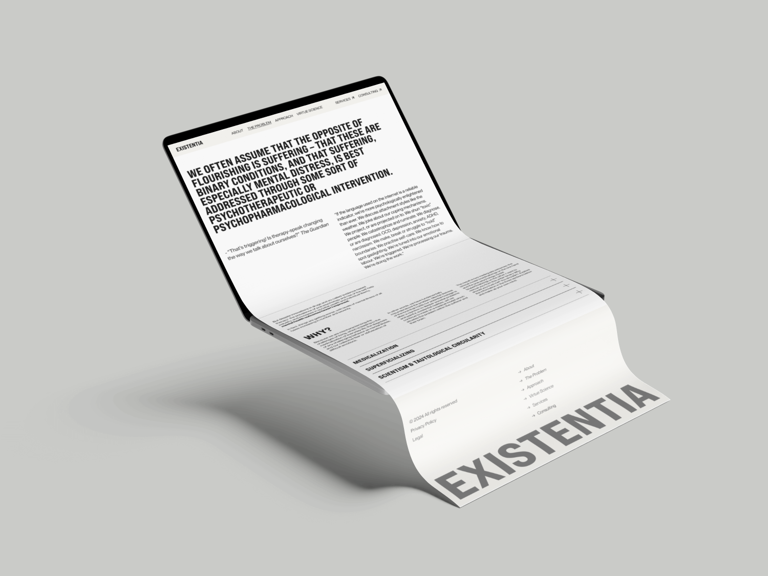 EXISTENTIA — Изображение №2 — Интерфейсы на Dprofile