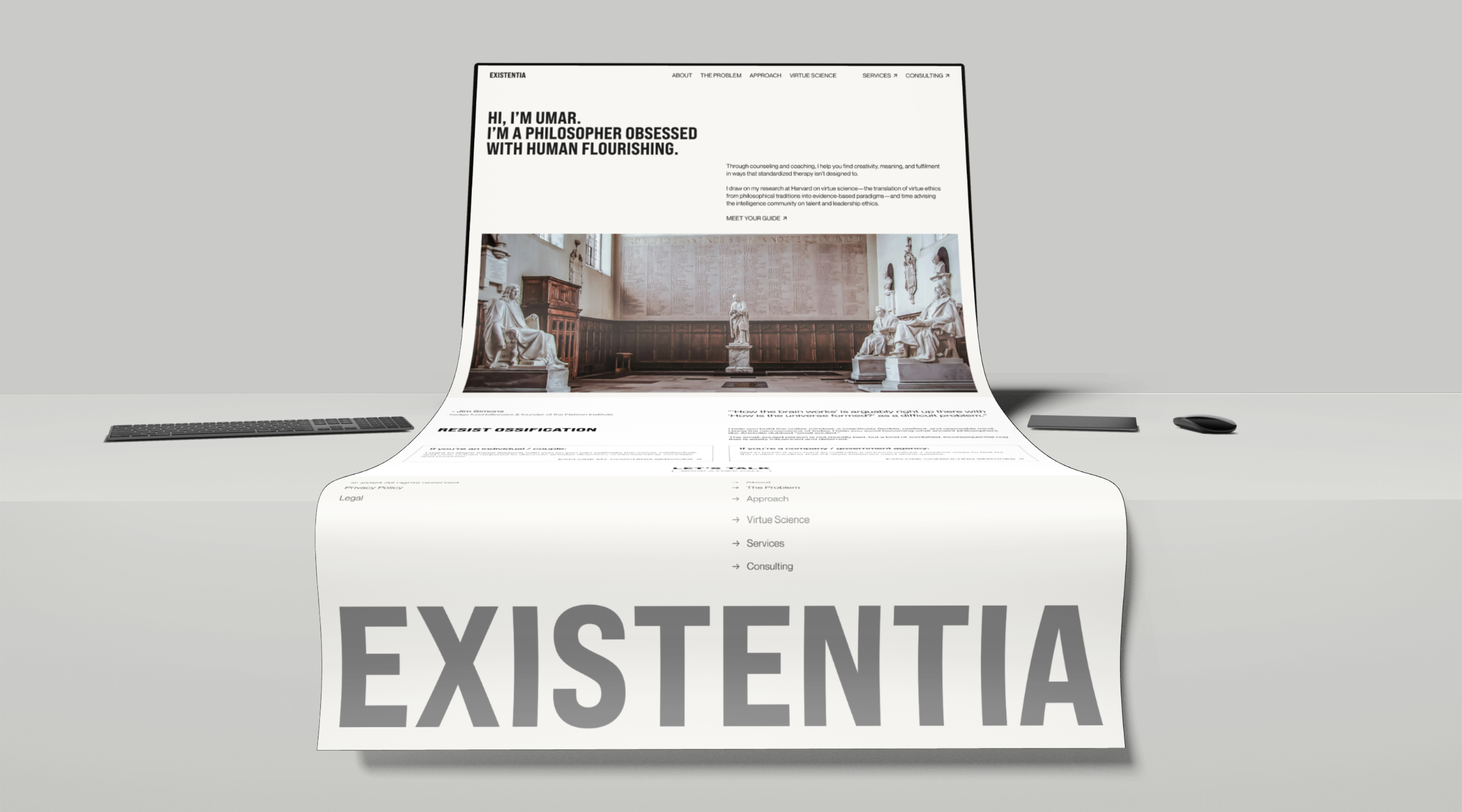 EXISTENTIA — Изображение №1 — Интерфейсы на Dprofile