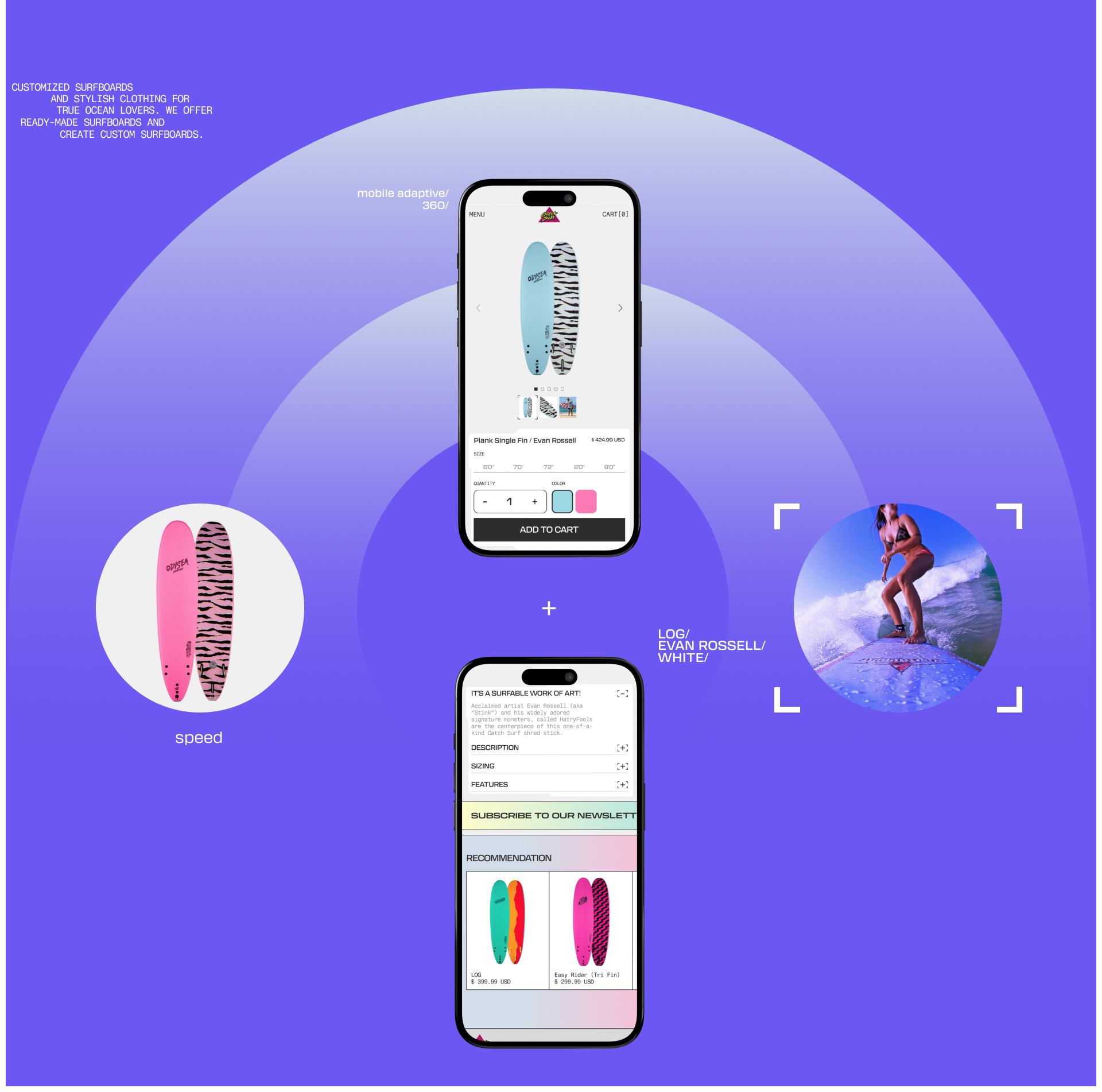 CATCH SURF | E-commerce | (RE)design concept — Изображение №7 — Интерфейсы, Анимация на Dprofile