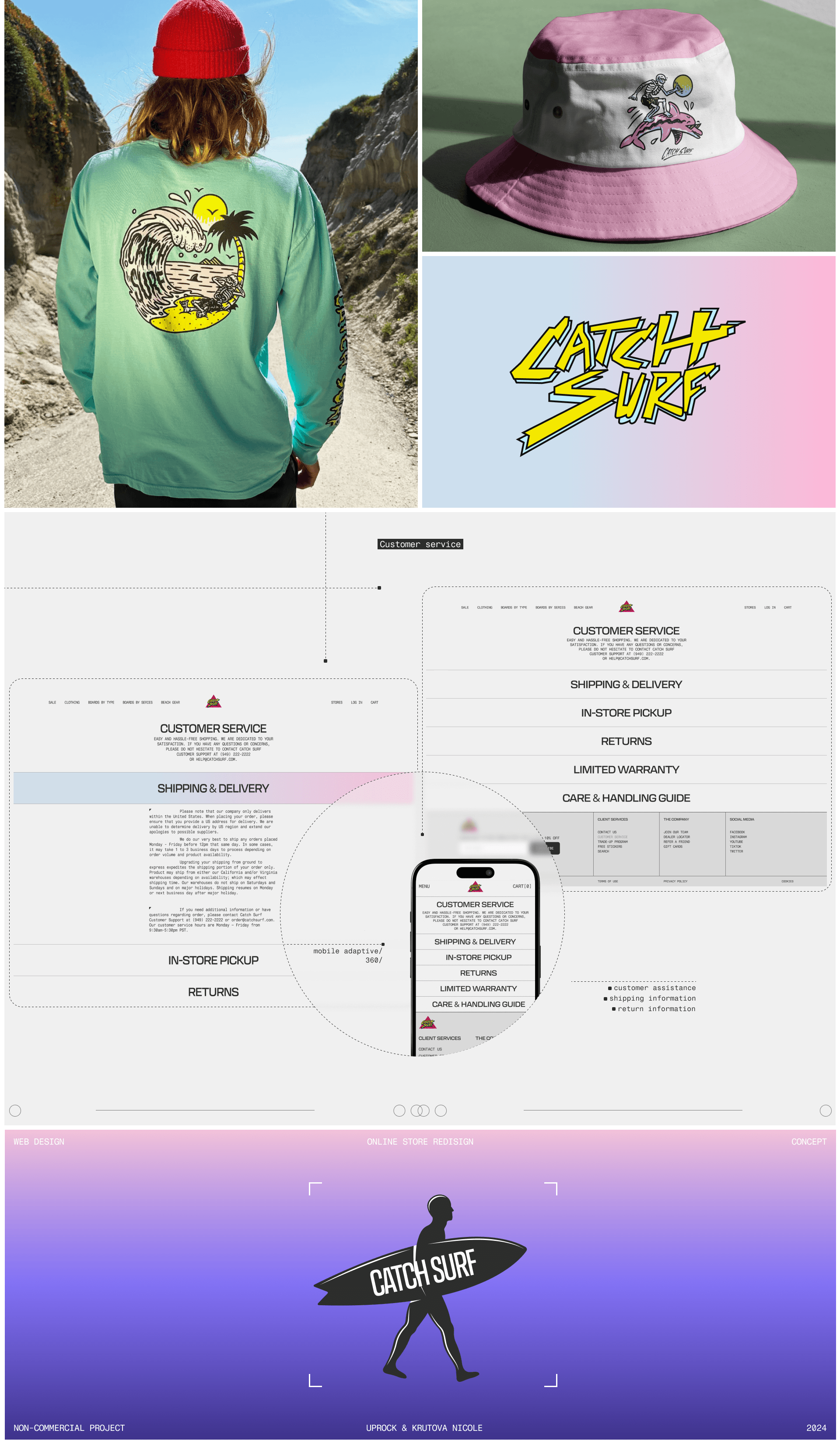 CATCH SURF | E-commerce | (RE)design concept — Изображение №9 — Интерфейсы, Анимация на Dprofile